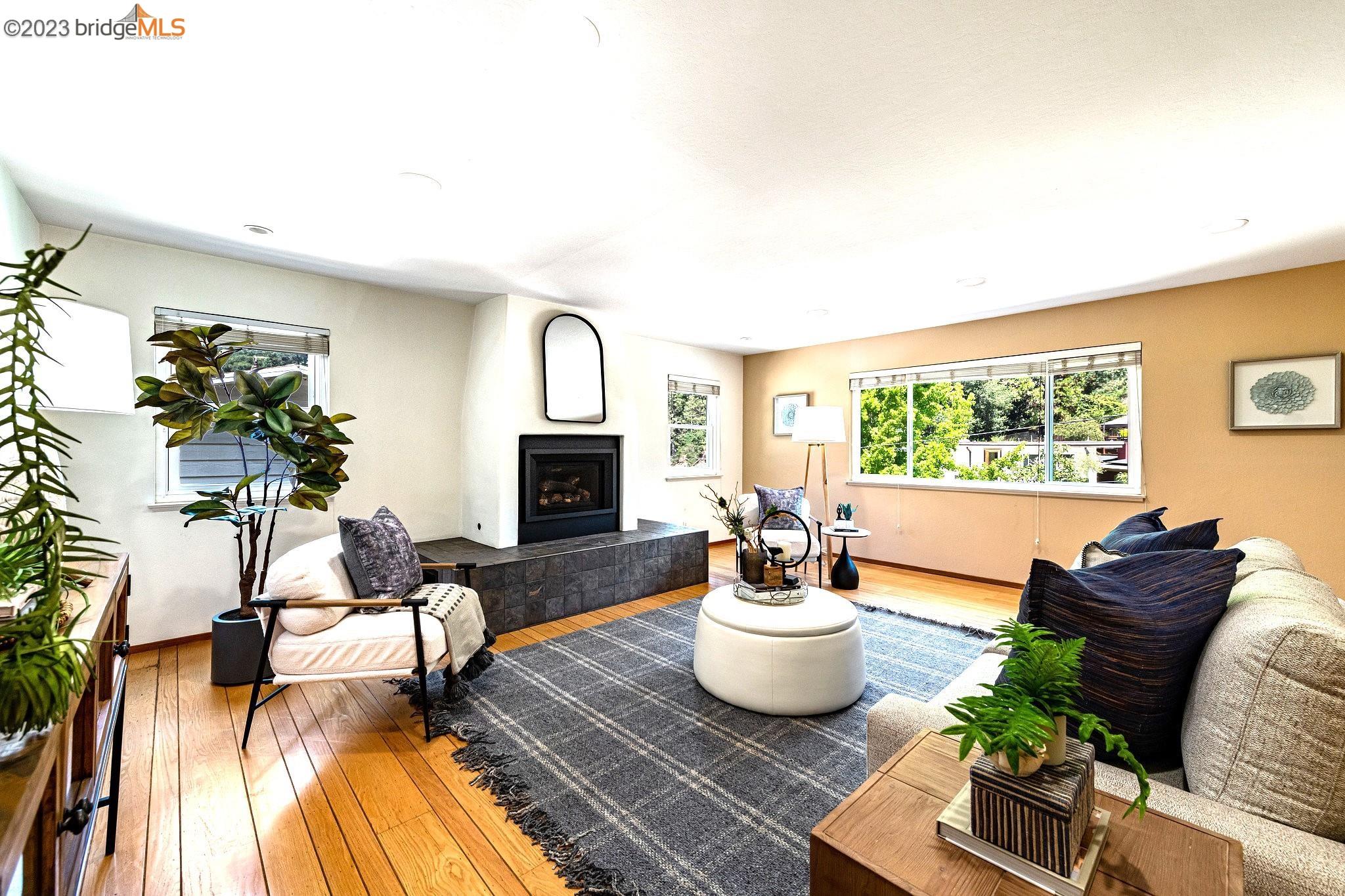 Open Sat & Sun (2-4:30) ---CLOSE TO MONTCLAIR VILLAGE, DINING, SHOPPING, SCHOOLS, COMMUTE ROUTES AND MORE! Easily walkable—approximately 15 minutes. Enjoy spacious living up high yet close to all—4 spacious bedrooms, 2.5 baths, family room, 2-car garage with interior access, landscaped gardens, large side yard patio & quiet back patio. Solar panels, dual pane windows, sewer lateral done, low pest, many upgrades, move-in ready. Come Visit!