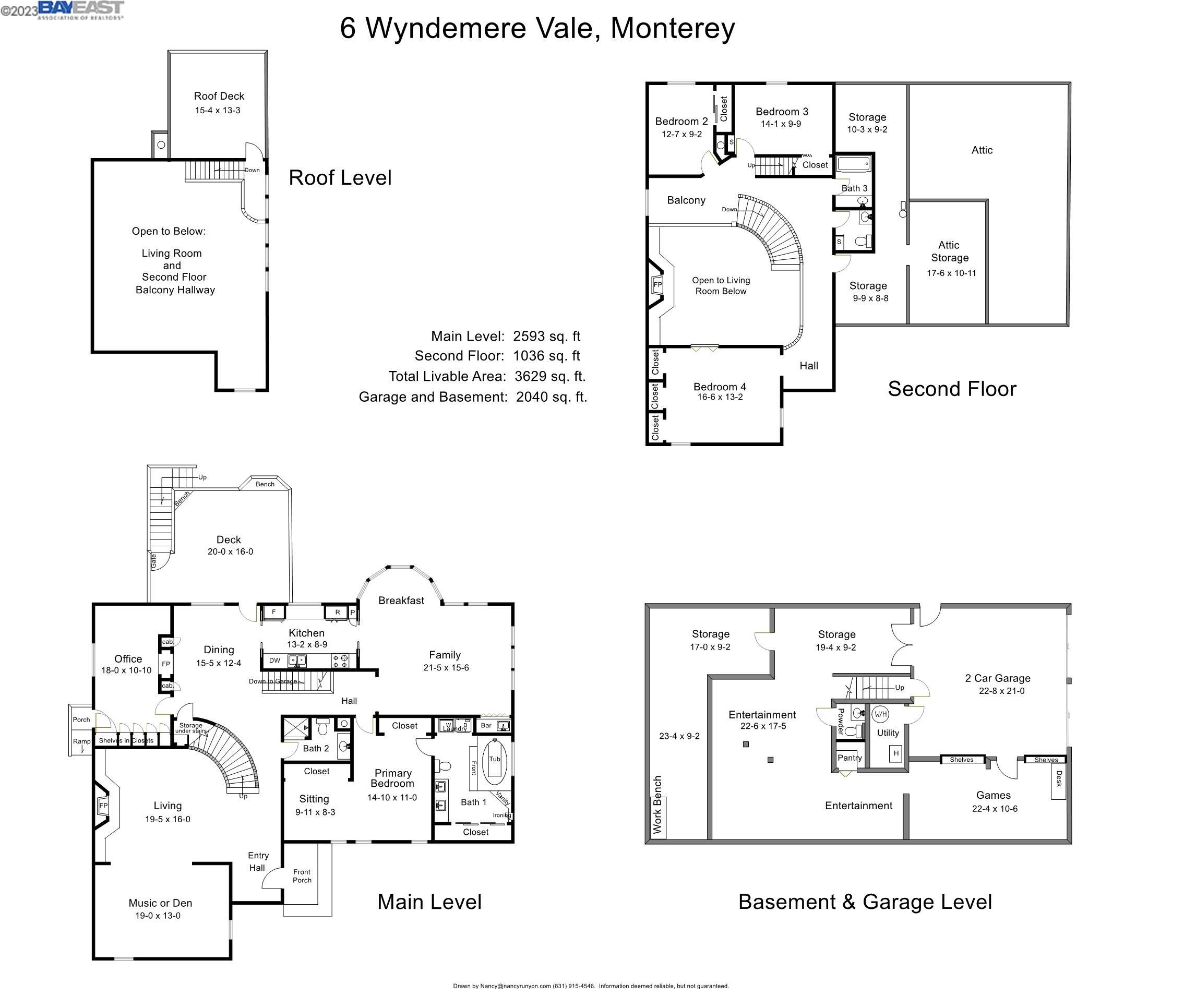 Detail Gallery Image 9 of 60 For 6 Wyndemere Vale, Monterey,  CA 93940 - 4 Beds | 3/1 Baths