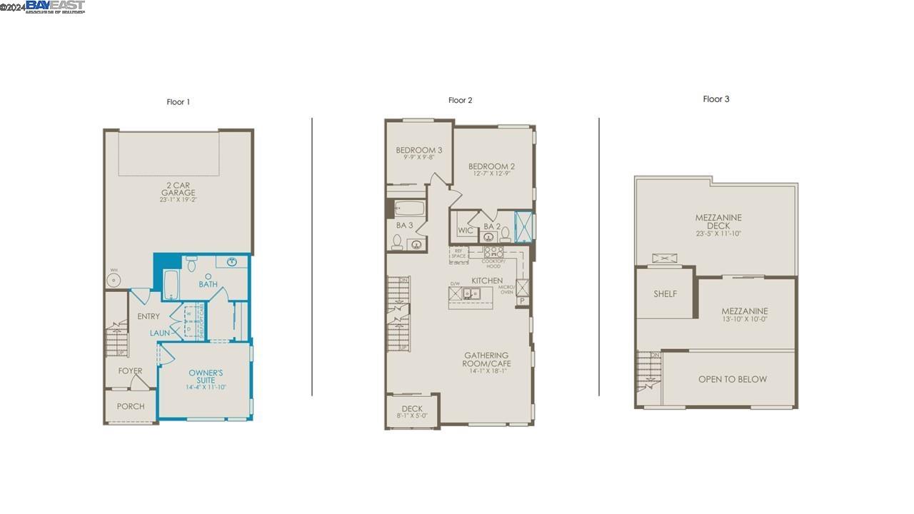 Detail Gallery Image 10 of 27 For 10210 Elder Place #005-02 / PLAN 3,  Saratoga,  CA 95070 - 3 Beds | 3 Baths