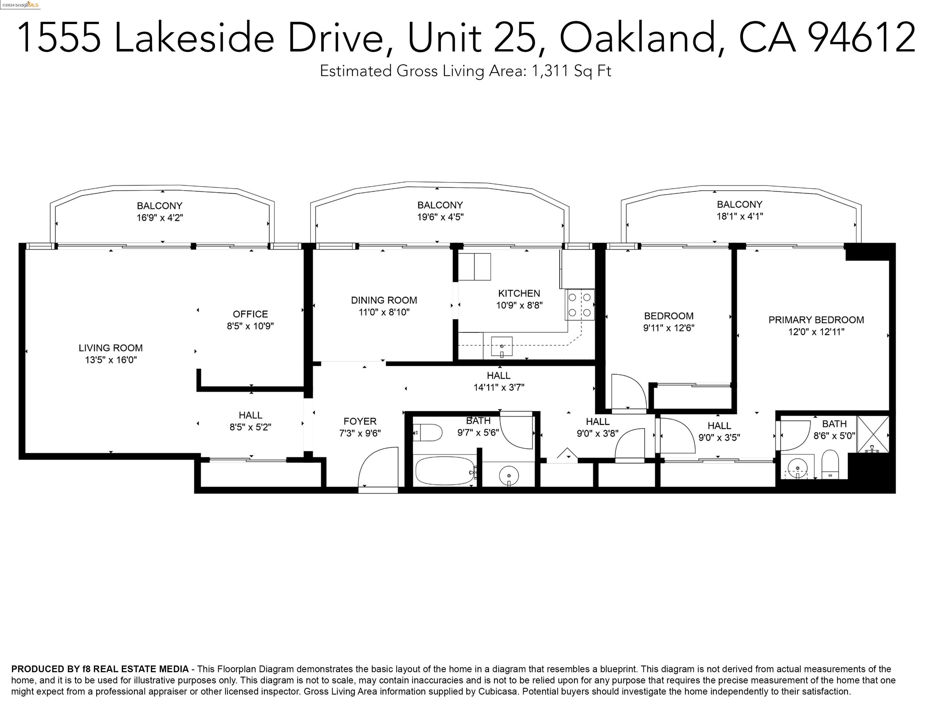 Detail Gallery Image 2 of 48 For 1555 Lakeside Drive #25,  Oakland,  CA 94612 - 2 Beds | 2 Baths