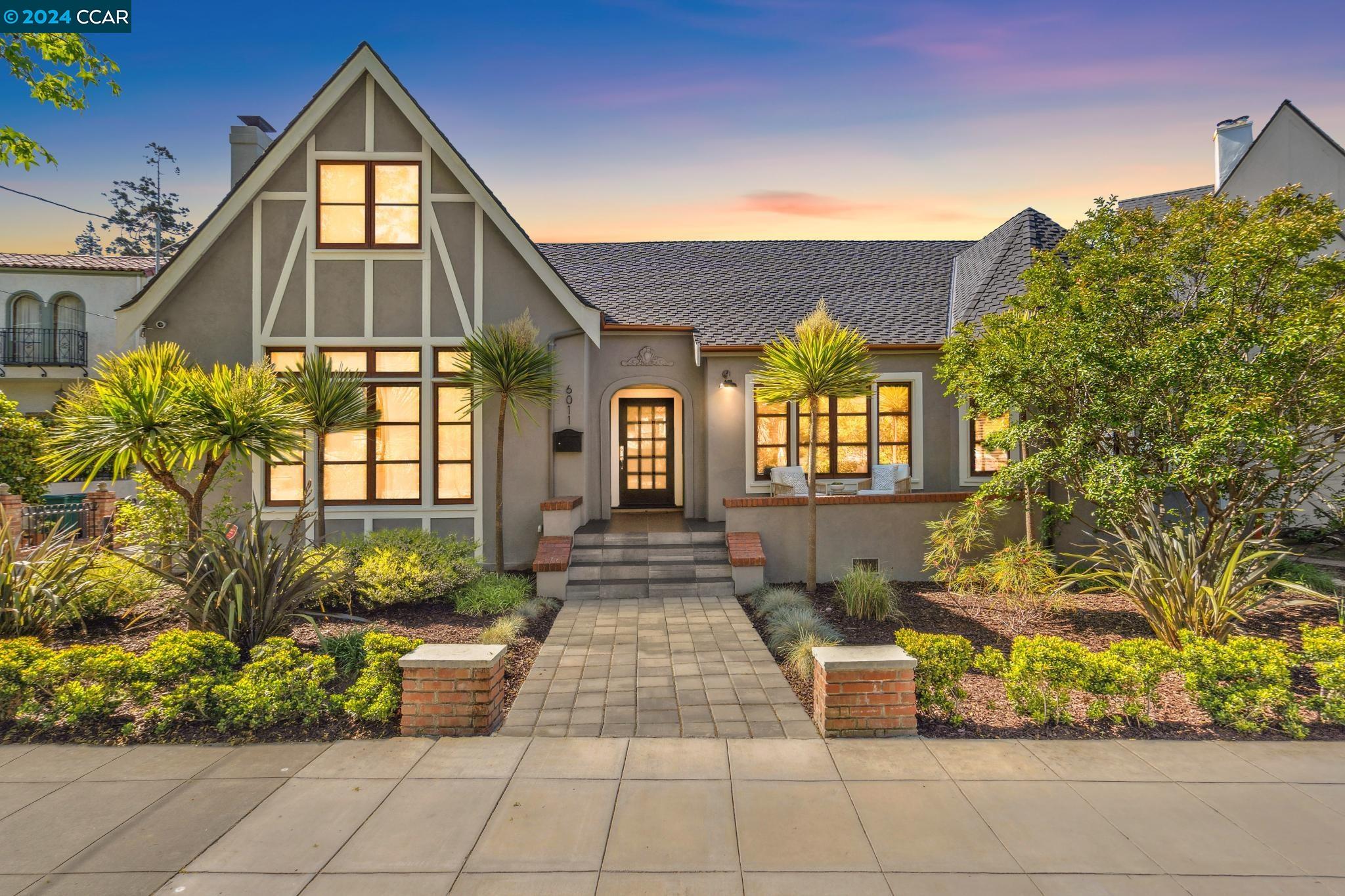 Traditional charm meets contemporary style in this enchanted Tudor gem in the heart of Rockridge. With two major renovations since 2016, this home features luxury finishes and cutting-edge smart home tech from Nest and Lutron throughout. The flexible two story floor plan boasts multiple bedrooms and a generous common area on both floors allowing for multi-zone living, working from home, and entertaining all under the same roof. Soaring 10 foot ceilings in the living room and kitchen create a boutique hotel-like experience while the garage with french doors and connected backyard flow into the kitchen for endless indoor/outdoor entertaining possibilities. Nestled in the heart of Rockridge, this highly walkable home is just blocks from Rockridge Bart, the vibrant College Ave district, and beloved Chabot Elementary. Welcome to the epitome of Rockridge living!