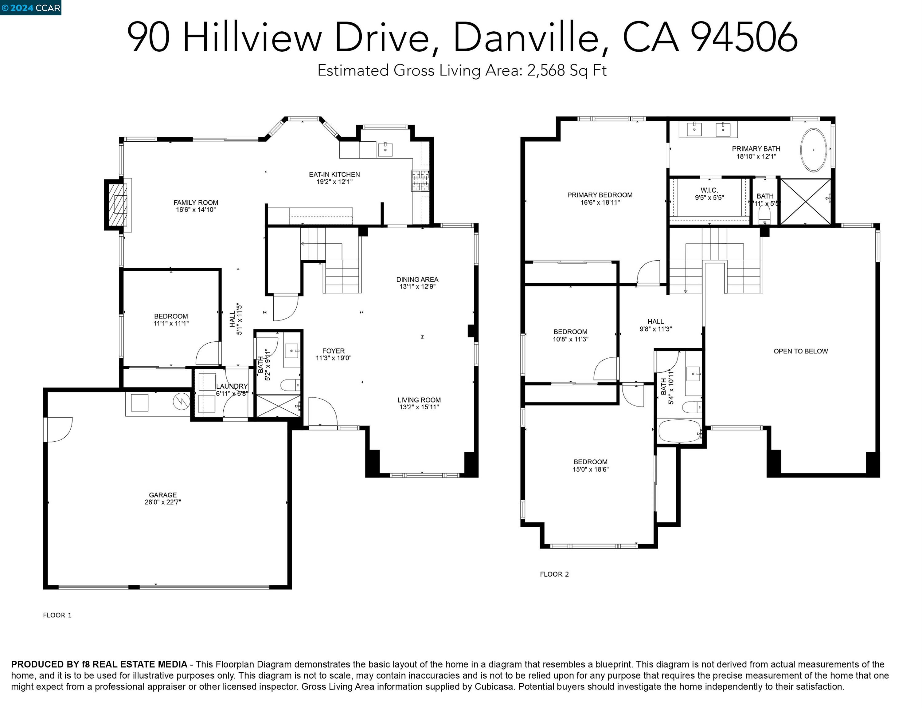 Detail Gallery Image 38 of 38 For 90 Hillview Dr, Danville,  CA 94506 - 4 Beds | 3 Baths