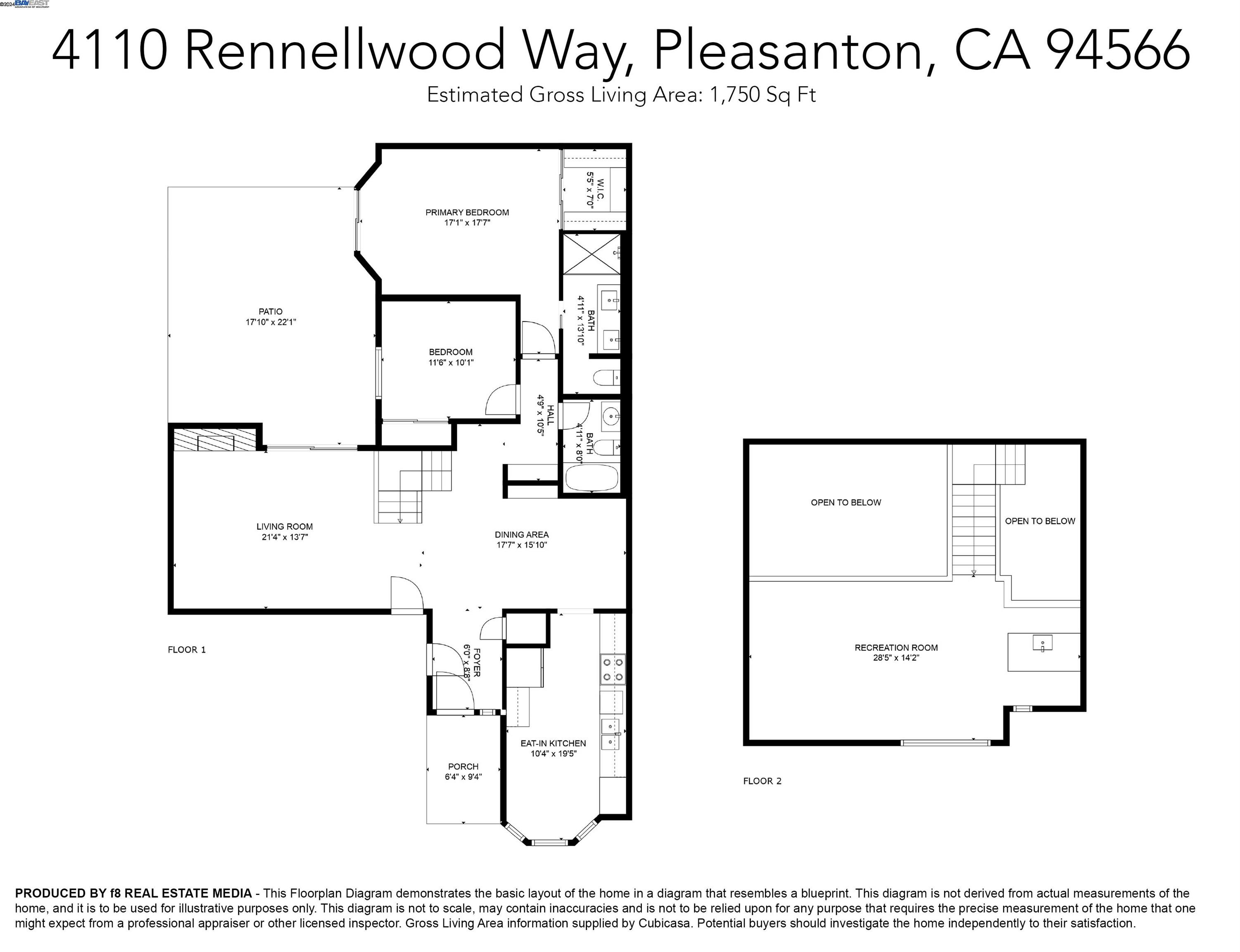 Detail Gallery Image 49 of 49 For 4110 Rennellwood Way, Pleasanton,  CA 94566 - 2 Beds | 2 Baths