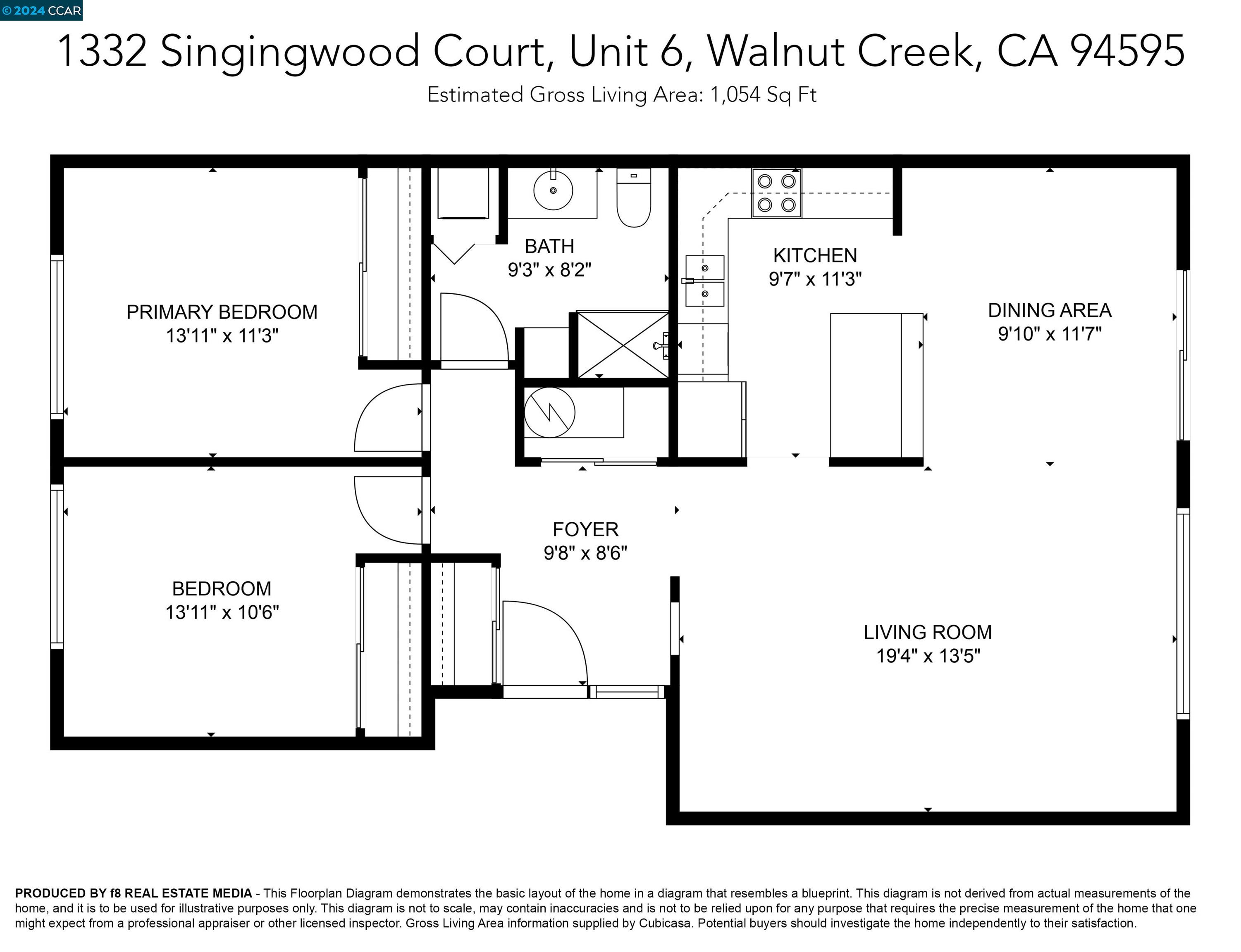 Detail Gallery Image 36 of 36 For 1332 Singingwood Ct #6,  Walnut Creek,  CA 94595 - 2 Beds | 1 Baths
