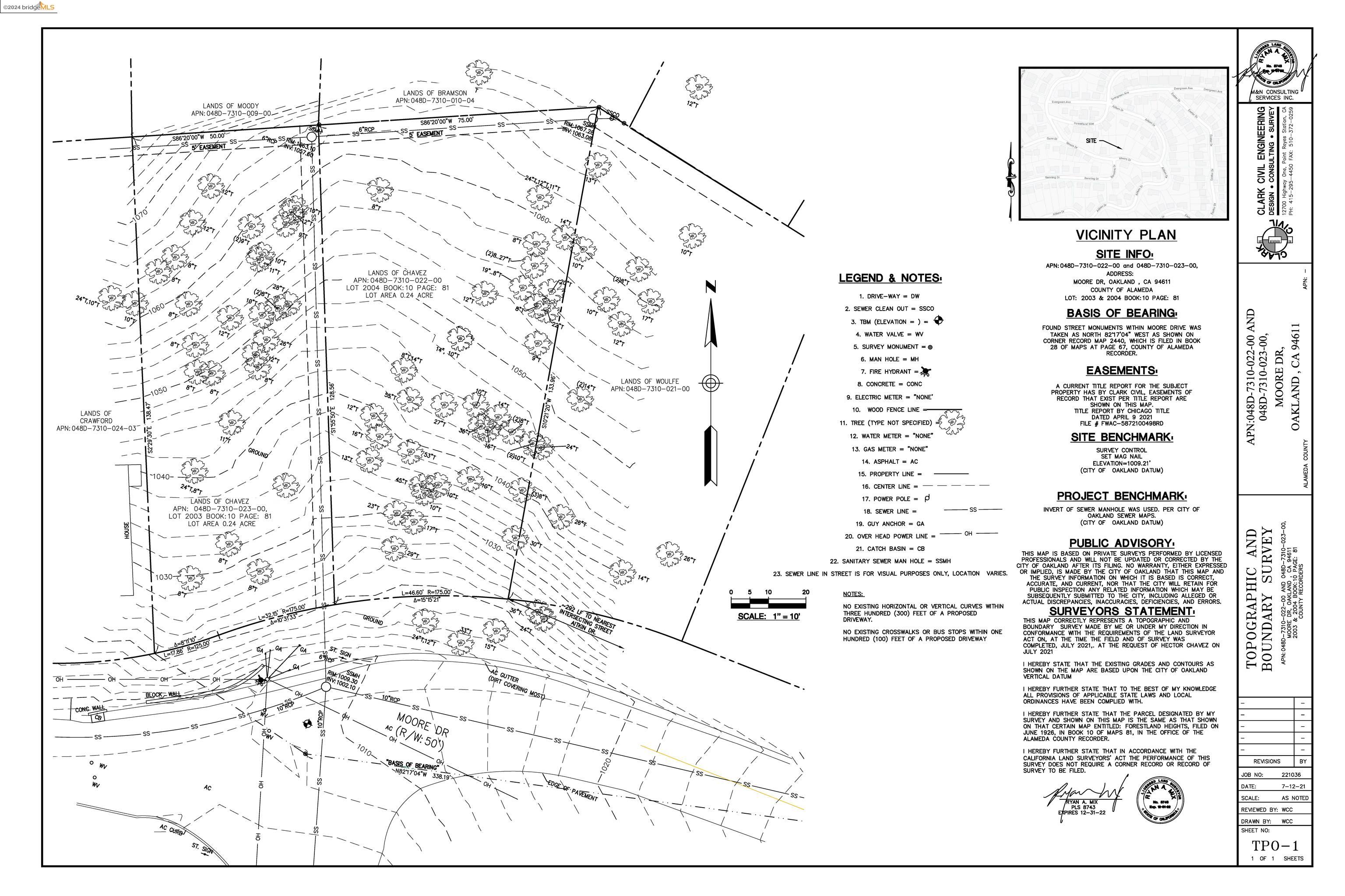 Detail Gallery Image 3 of 11 For 6696 Moore Dr, Oakland,  CA 94611 - – Beds | – Baths