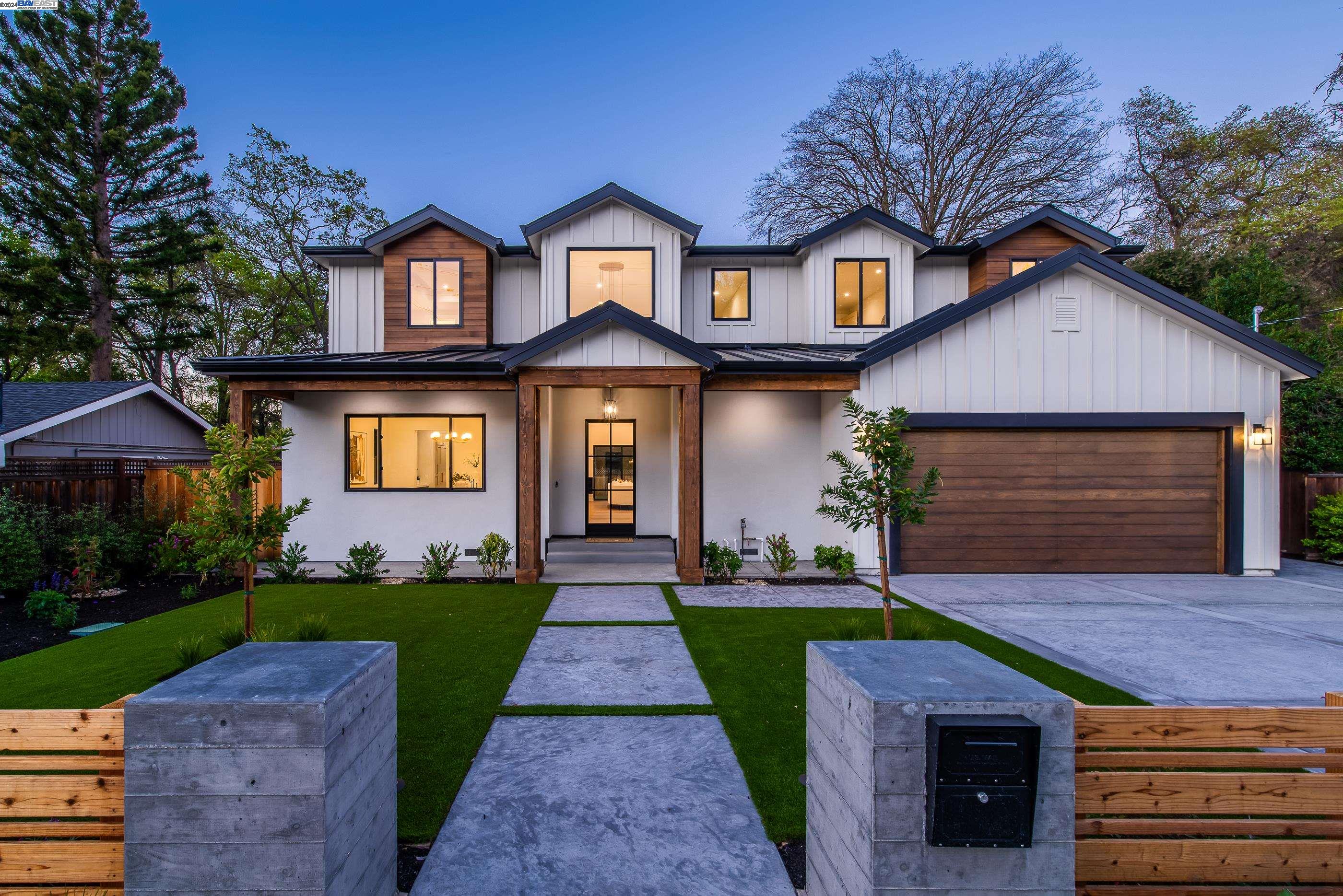 Welcome to 358 Verona Ave! This new construction home is nestled in the highly desirable Westside Danville neighborhood. In the backyard enjoy the access to the famous Iron Horse trail! You are close to shops, restaurants & top rated SRVUSD schools. This modern farmhouse design features a bright & open floor plan with 4735 sqft of living space, 6 bedrooms & 4.5 bathrooms, dining room, climate controlled wine storage, chef's kitchen with Thermador appliances & living room with a full wall custom slider that blends indoor/outdoor living. The primary suite offers an inviting & relaxing retreat with patio access and a spa like en-suite that features a soaking tub, custom tile shower, dual vanities & massive walk-in closet. Upstairs you will find a total of 5 bedrooms, 3 bathrooms & family room providing ample space for everyone. The bedrooms are thoughtfully designed to cater to various needs. Among those bedrooms is a junior suite that offers privacy & cozy retreat, a jack & jill style bedroom connecting two bedrooms with a shared bathroom and the remaining two upstairs bedrooms are versatile and can be easily transformed into guest rooms, home offices, or any other functional space that suits your needs. Make this beautiful home yours!