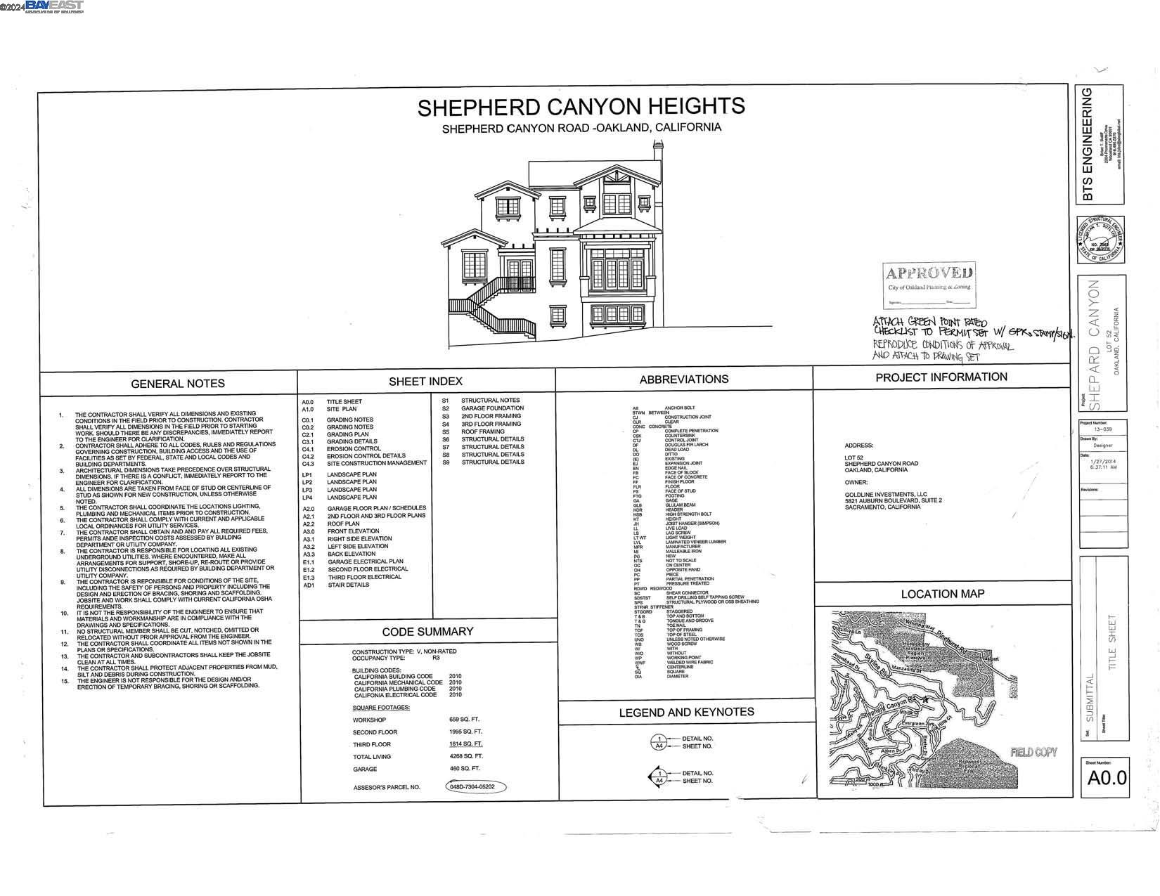 Detail Gallery Image 3 of 3 For 6340 Shepherd Canyon Rd, Oakland,  CA 94611 - – Beds | – Baths