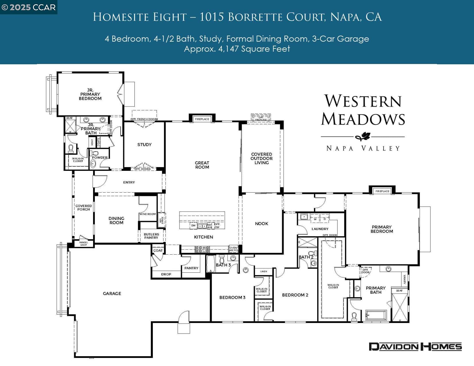 Detail Gallery Image 2 of 7 For 1015 Borrette Court, Napa,  CA 94558 - 4 Beds | 4/1 Baths