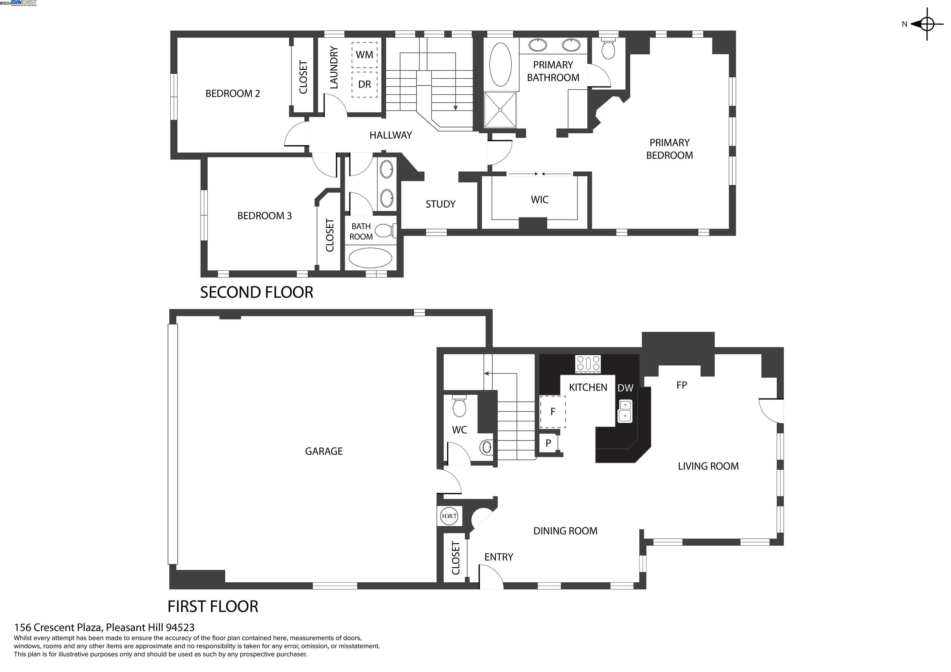 Detail Gallery Image 60 of 60 For 156 Crescent Plz, Pleasant Hill,  CA 94523 - 3 Beds | 2/1 Baths