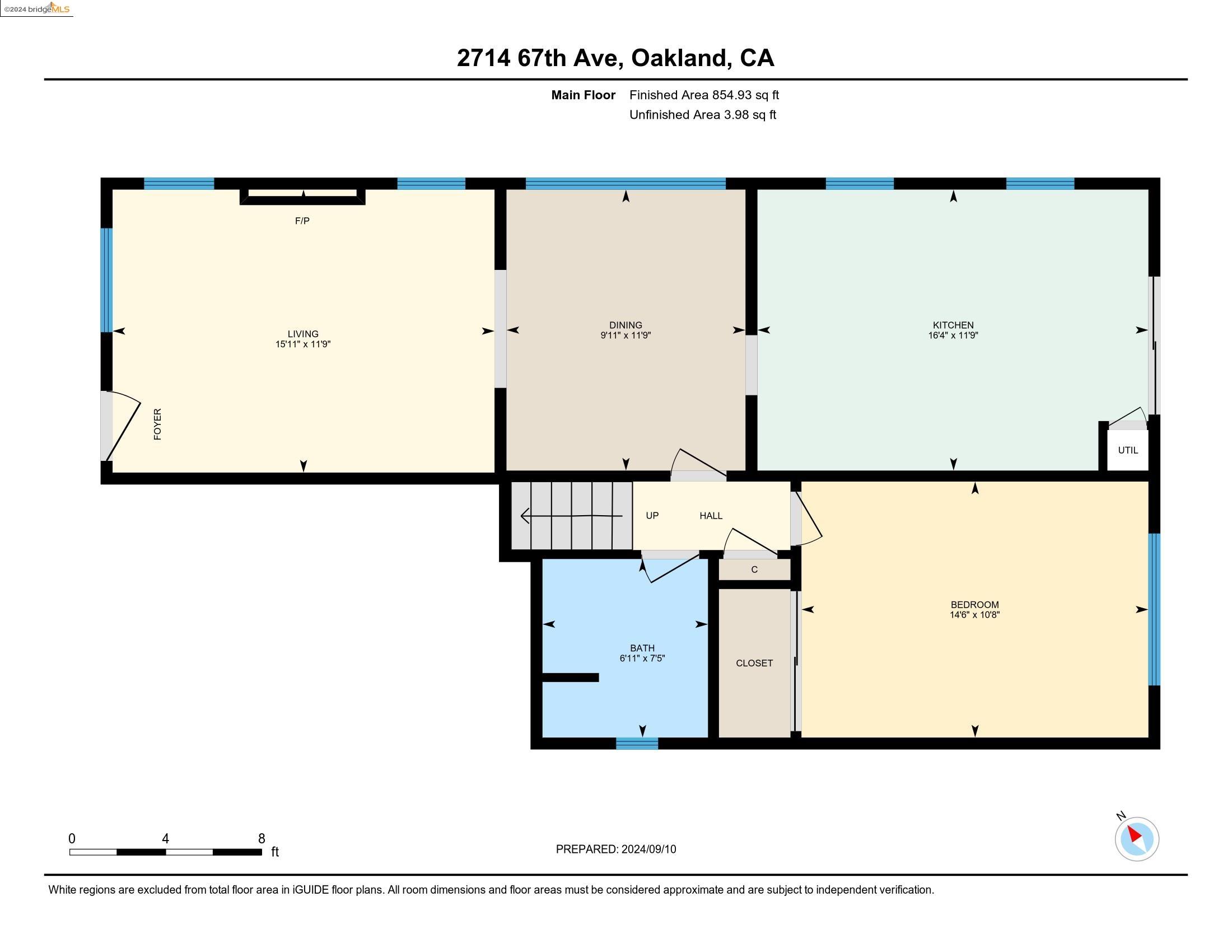 2714 67th Ave, Oakland, California 94605, 2 Bedrooms Bedrooms, 5 Rooms Rooms,1 BathroomBathrooms,Residential,For Sale,2714 67th Ave,41073020
