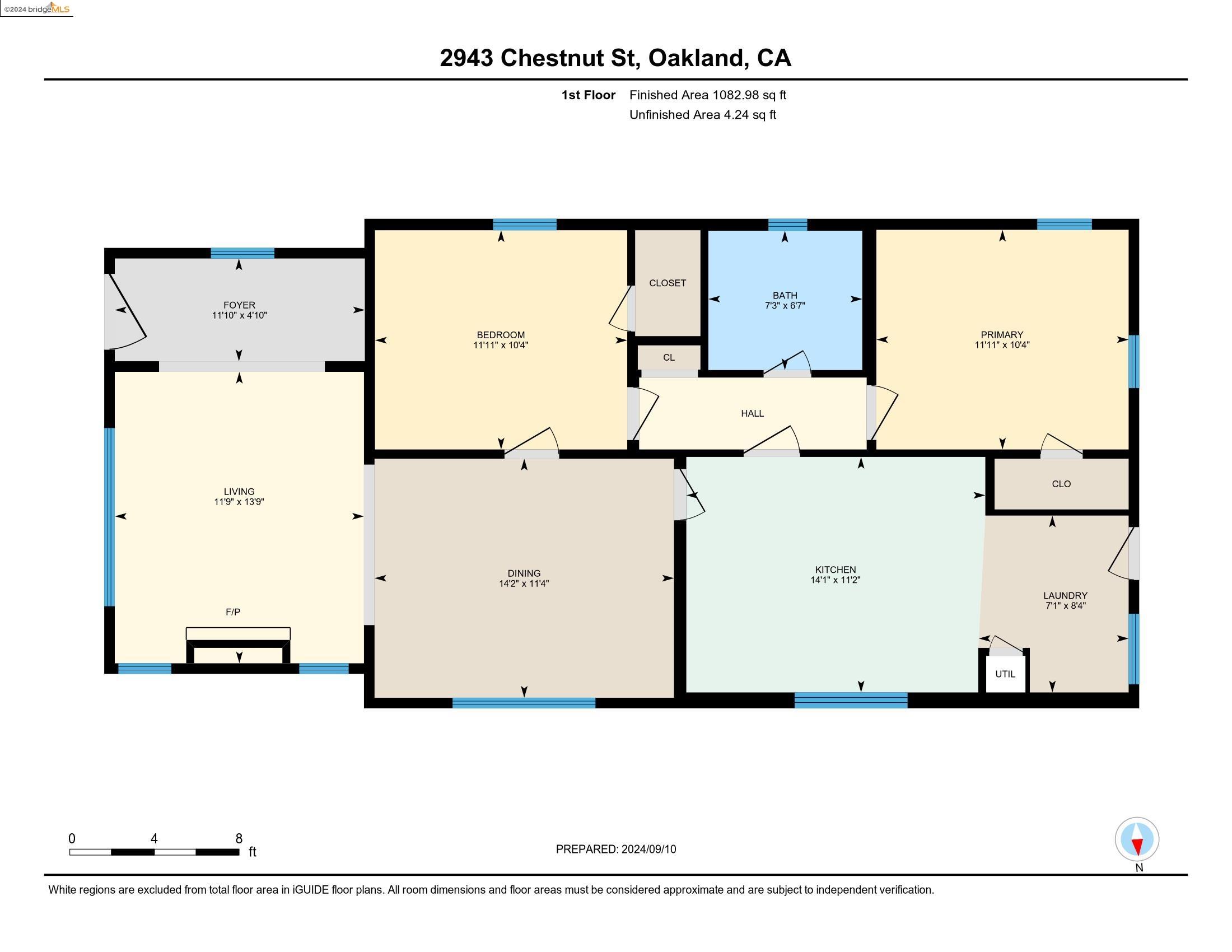 2943 Chestnut St, Oakland, California 94608, 2 Bedrooms Bedrooms, 5 Rooms Rooms,1 BathroomBathrooms,Residential,For Sale,2943 Chestnut St,41073021