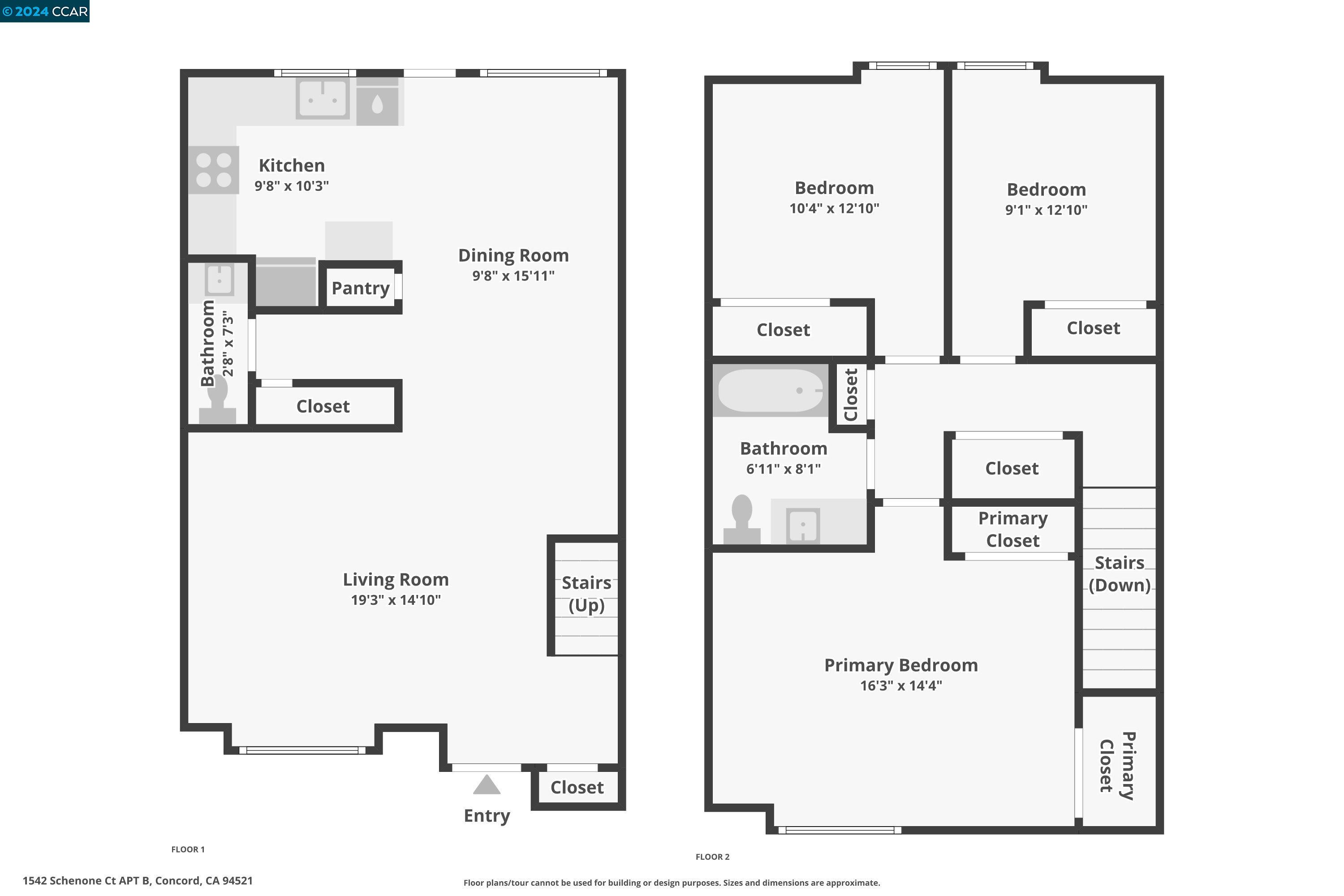 Detail Gallery Image 23 of 23 For 1542 Schenone Ct #B,  Concord,  CA 94521 - 3 Beds | 1/1 Baths