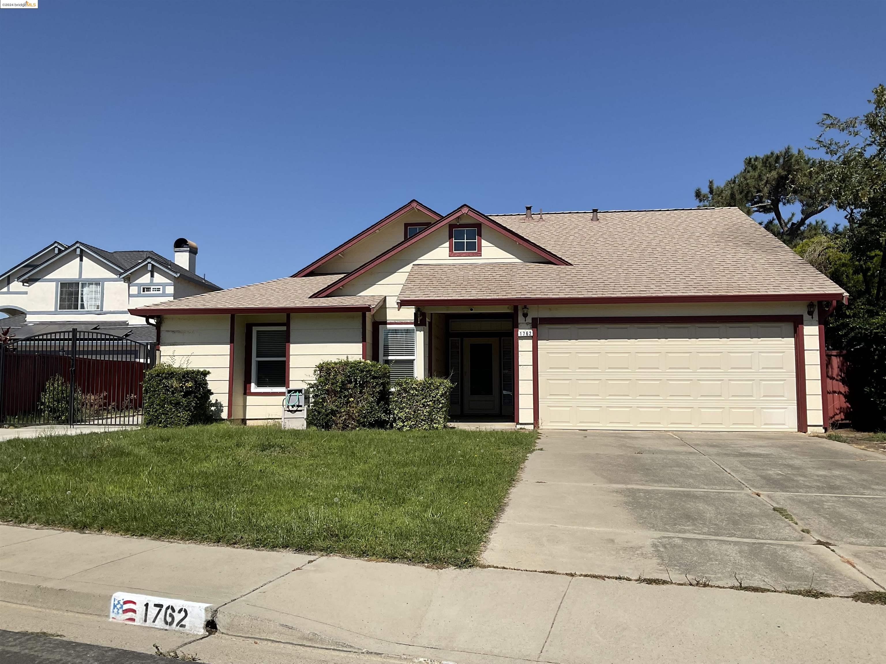 Detail Gallery Image 1 of 1 For 1762 Chandon Way, Oakley,  CA 94561 - 3 Beds | 2 Baths