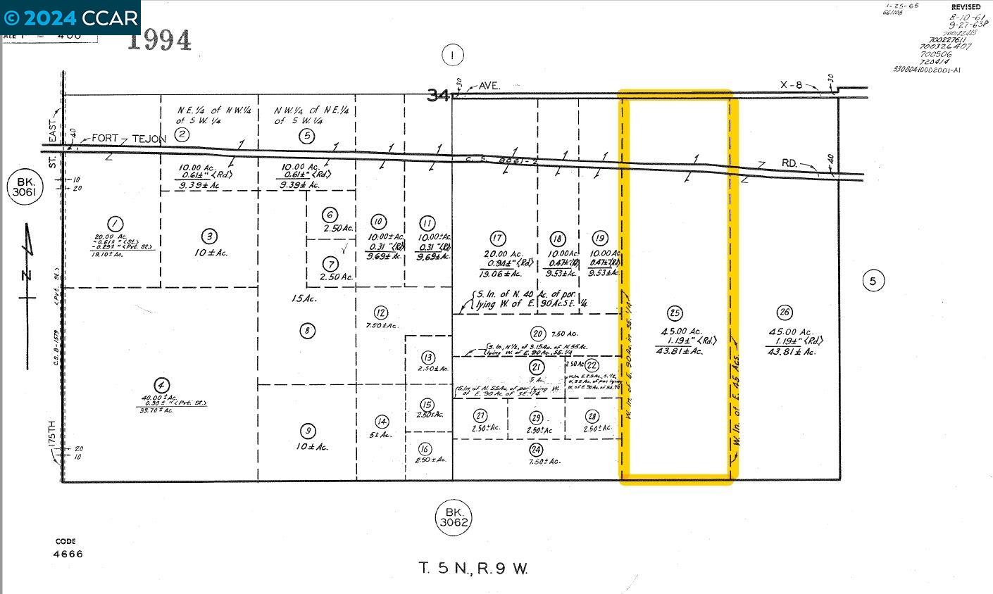 Detail Gallery Image 2 of 5 For 183 St. E&Fort Tejon Rd., Llano,  CA 93544 - – Beds | – Baths