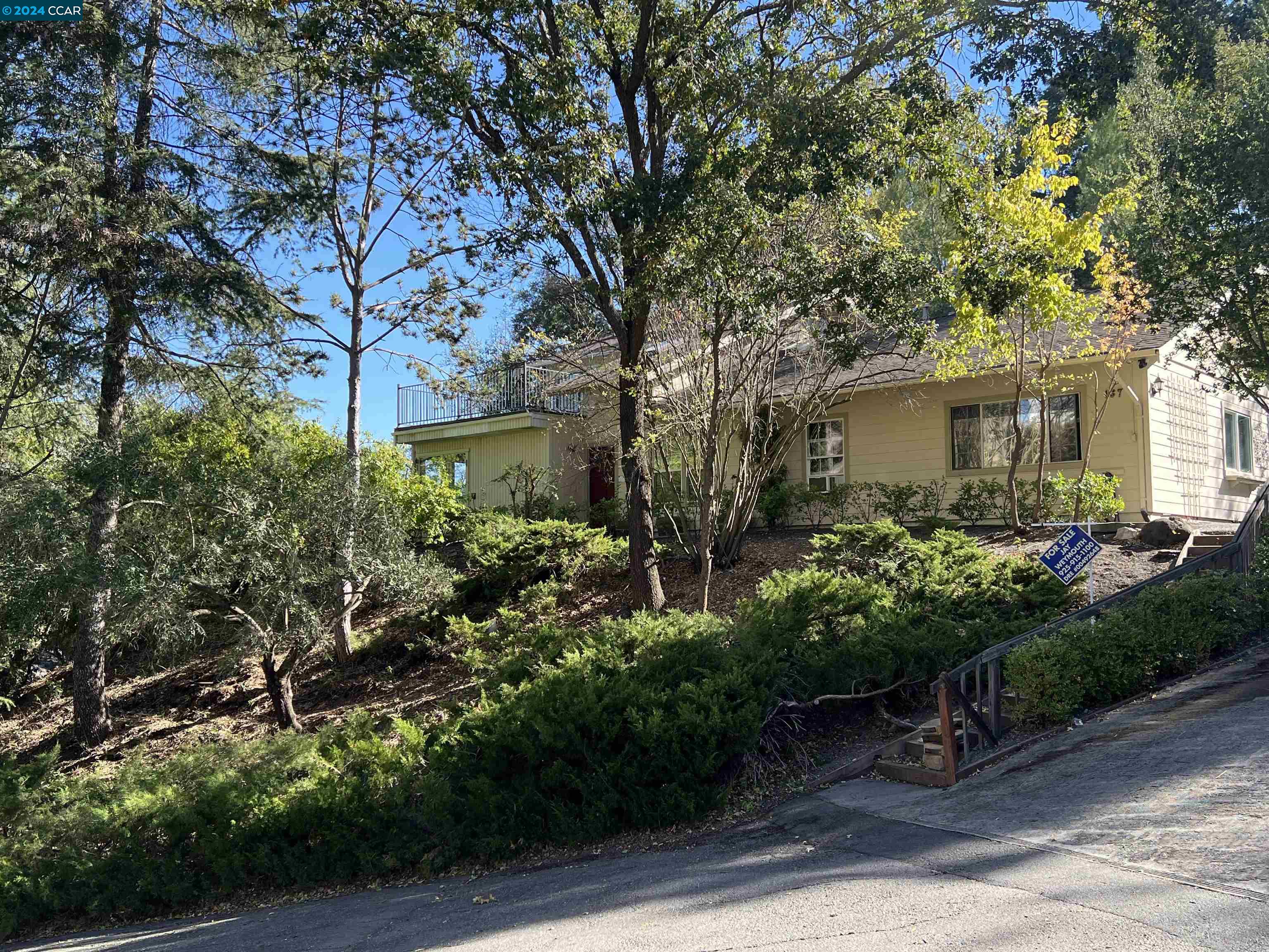 Substantial price reduction. Check Alamo comps for a 6 bedroom home. Expensive Neighborhood! Rare multi generational family home located in coveted Alamo Oaks. Meandering and quiet country lane. Peaceful natures setting with privacy and Mt. Diablo views. So close to award winning Monte Vista, Oak hill park and lake with picnic area. Equestrian ( horse ) and walking trails all the way to Mt. Diablo. Relax and unwind in Alamo Oaks.  Custom built by original owner and updated over the years. Kitchen remodeled, bathrooms have been remodeled. Six very large and private bedroom suites.     Awesome romantic studio unit on second floor with newer Trex decking, new bathroom and majestic views of Mt. Diablo. Incredible ambience and privacy with many large Oak and Pines.  Enormous upper attic bonus room and storage area.   Virtual staging added to some rooms.  Large driveway and parking for many vehicles, R.V etc. Room to build detached garage, and pool.  Alamo Oaks is known for large estate sized home sites, very expensive custom homes and Tahoe like feel yet very close to Round C Club and nearby to downtown Danville shops, eateries and Alamo Plaza.  Au Pair, in laws, nanny, teens, caretaker, large family needs? Nothing like this. Value priced!