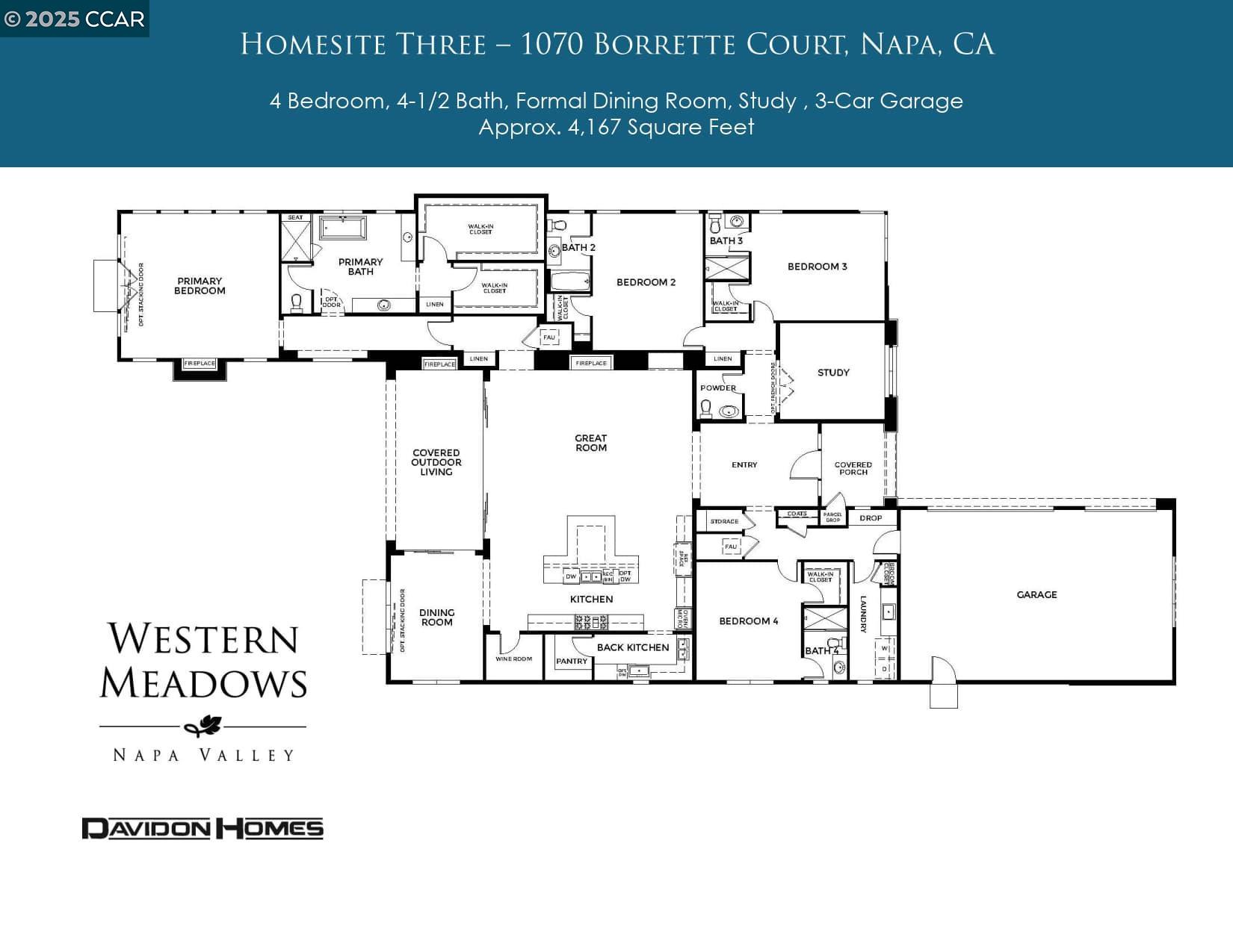 Detail Gallery Image 2 of 7 For 1070 Borrette Court, Napa,  CA 94558 - 4 Beds | 4/1 Baths