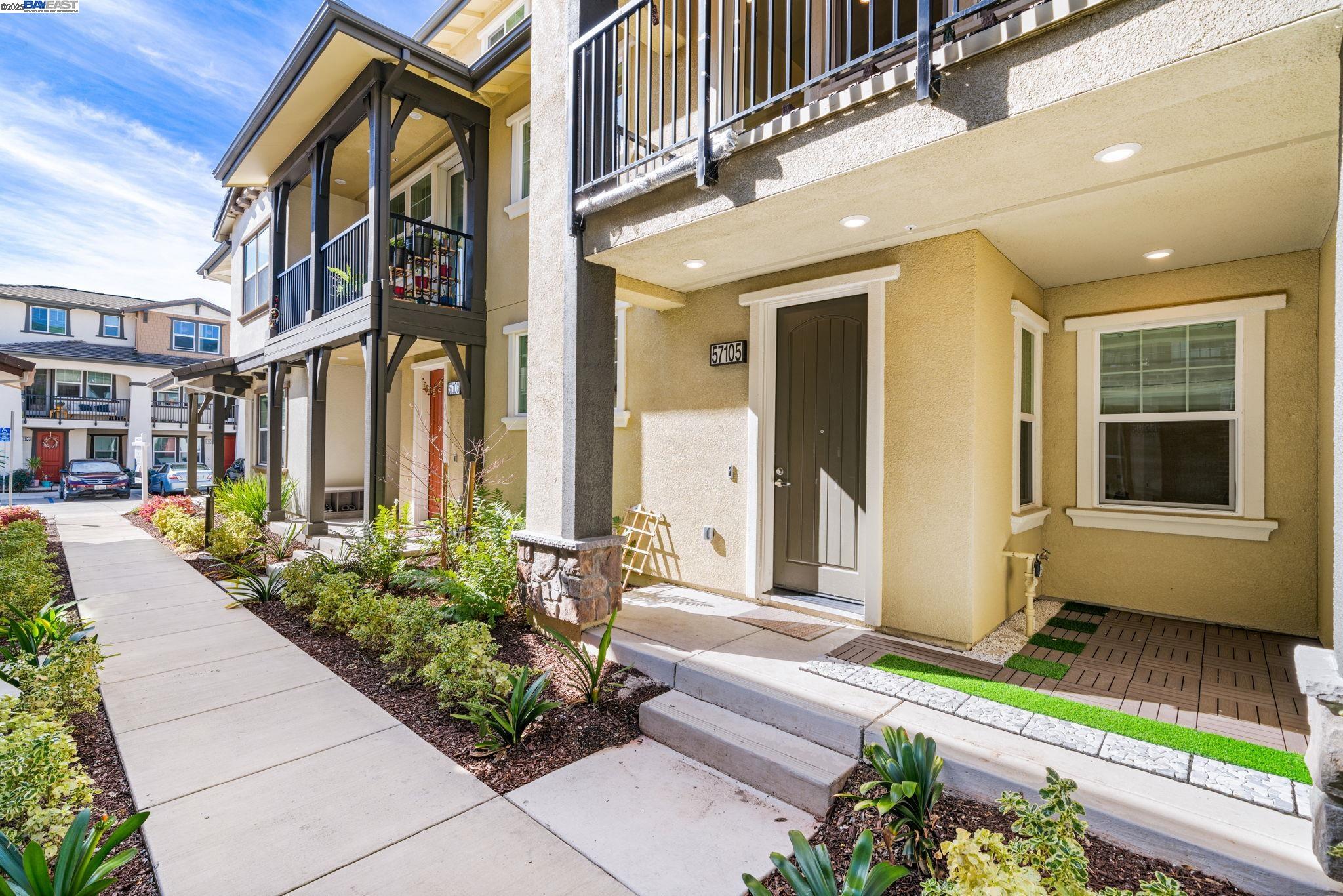 This beautiful 2021-2022 built 4 bedrooms 3 baths, 2 car attached garage Town house style Condo in San Ramon Preserve is waiting for you to call home. Located on a quiet ally with almost immediate access to preserve hiking trail with beautiful scenery landscape. Open modern kitchen with stainless steel appliances, plenty of natural light. Freshly painted throughout. HOA includes pool, club house, playground, BBQ area, exterior maintenance, exterior insurance including fire insurance due to San Ramon Preserve. This is the second year this year HOA has reduced the price. Great school district. As quiet and peaceful as the neighborhood can be, it is only few minutes' drive to Home Depot, Costco and many other  stores. Easy access to 680 highway to Silicon Valley or Walnut Creek. 2 Minutes' drive to Crow Canyon road, make it easy access to Castro Valley and Hayward area. You can't beat the location. Come see it for yourself.