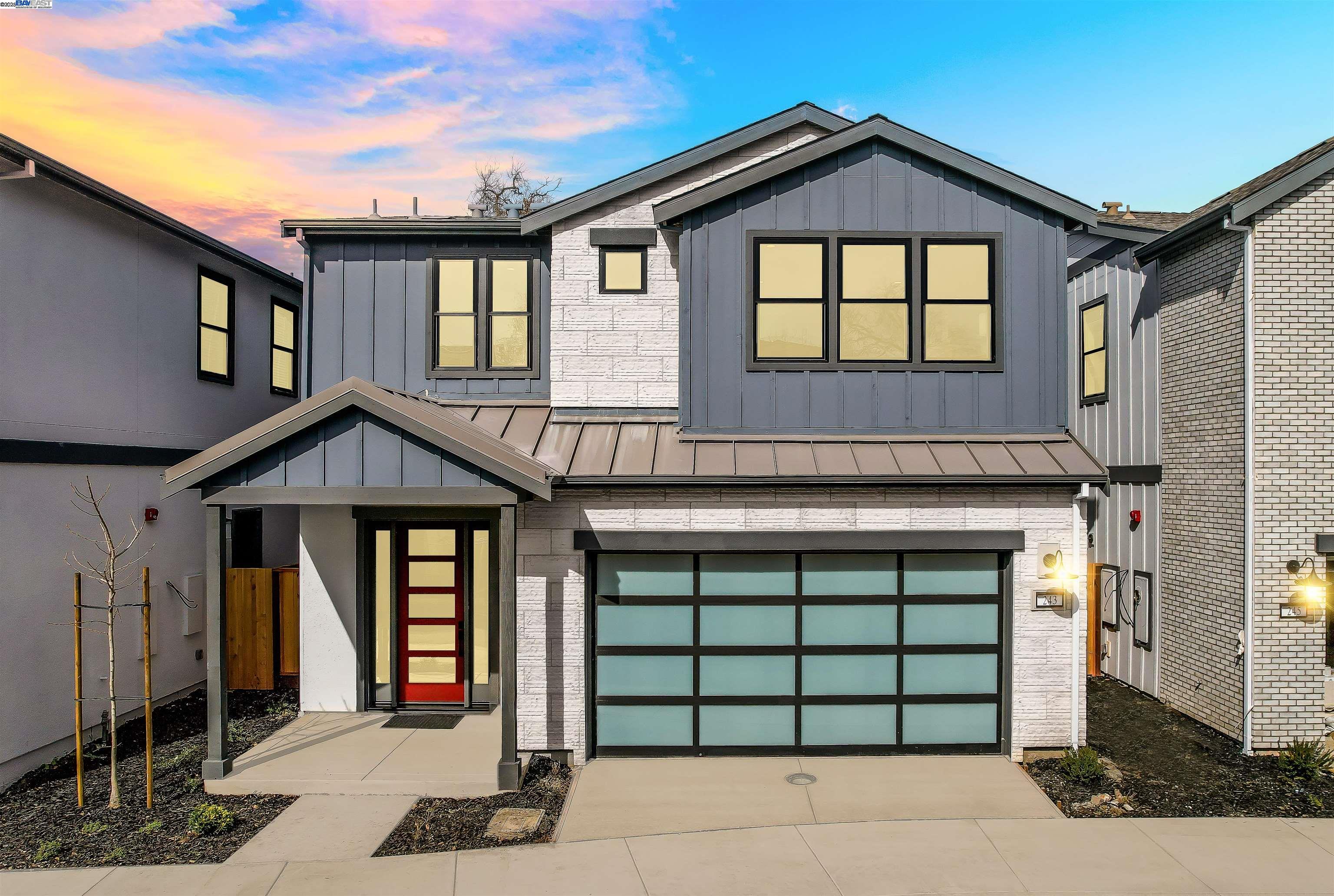 Welcome to The Cypress at Enclave at Walnut Blvd, part of a boutique collection of just 13 luxury single-family homes by Haven Development. This new construction residence blends modern luxury with low-maintenance living, offering 3 bedrooms, 2.5 baths, and 2,066 to 2,096 square feet of thoughtfully designed space.  The open floor plan features a gourmet kitchen with custom cabinetry, Bosch appliances, a gourmet gas cooktop, built-in wall oven and microwave, dishwasher and a large island, flowing into the great room and dining area. A covered lanai extends your living space outdoors. Upstairs, the primary suite offers a spa-like bath with a free-standing soaking tub, dual showerheads in the walk-in shower, and a spacious walk-in closet.  Designed for style and efficiency, this home includes owned solar panels, engineered hardwood floors throughout, smart home technology, a tankless water heater, and energy-efficient features. Located near Broadway Plaza, parks, hiking trails, restaurants, and hospitals, with easy access to BART and highways.  Enjoy the best of luxury and convenience in this exclusive 13-home enclave. Schedule your tour today.