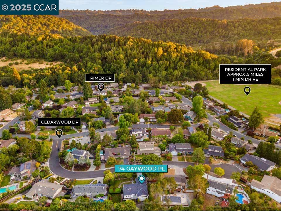 Detail Gallery Image 52 of 57 For 74 Gaywood Pl, Moraga,  CA 94556 - 4 Beds | 2 Baths
