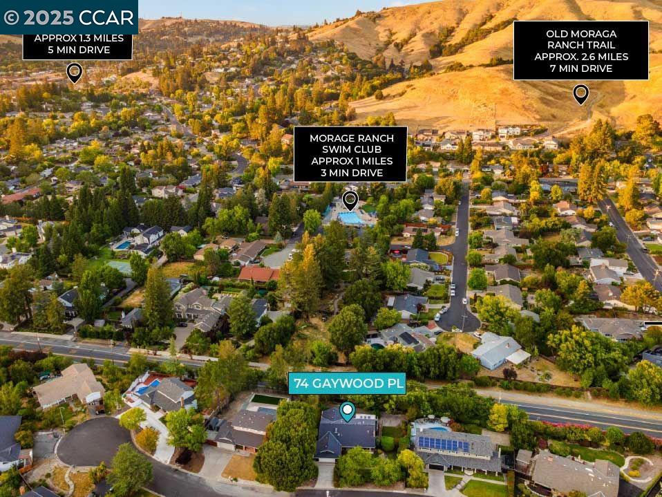 Detail Gallery Image 55 of 57 For 74 Gaywood Pl, Moraga,  CA 94556 - 4 Beds | 2 Baths