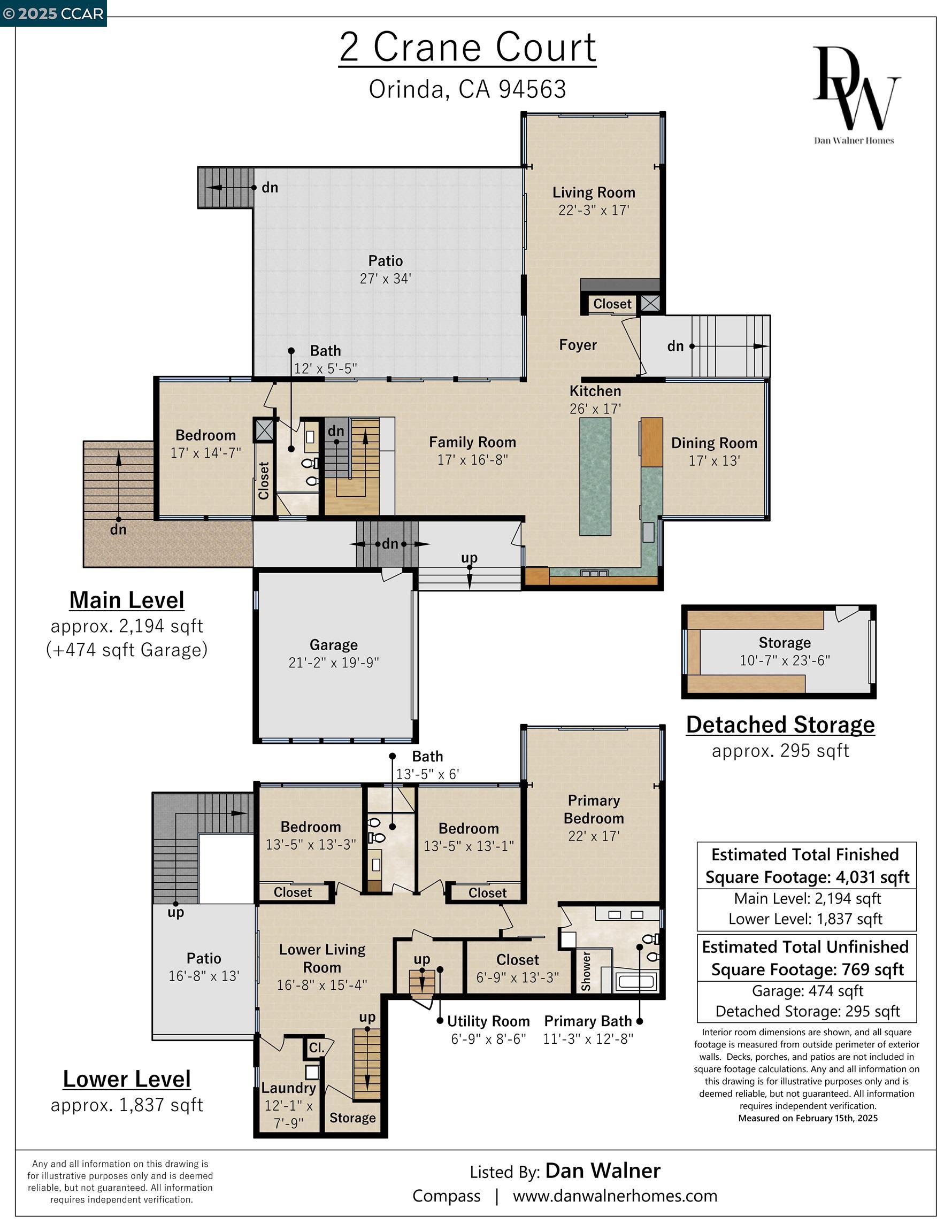 Detail Gallery Image 40 of 41 For 2 Crane Ct, Orinda,  CA 94563 - 4 Beds | 3 Baths