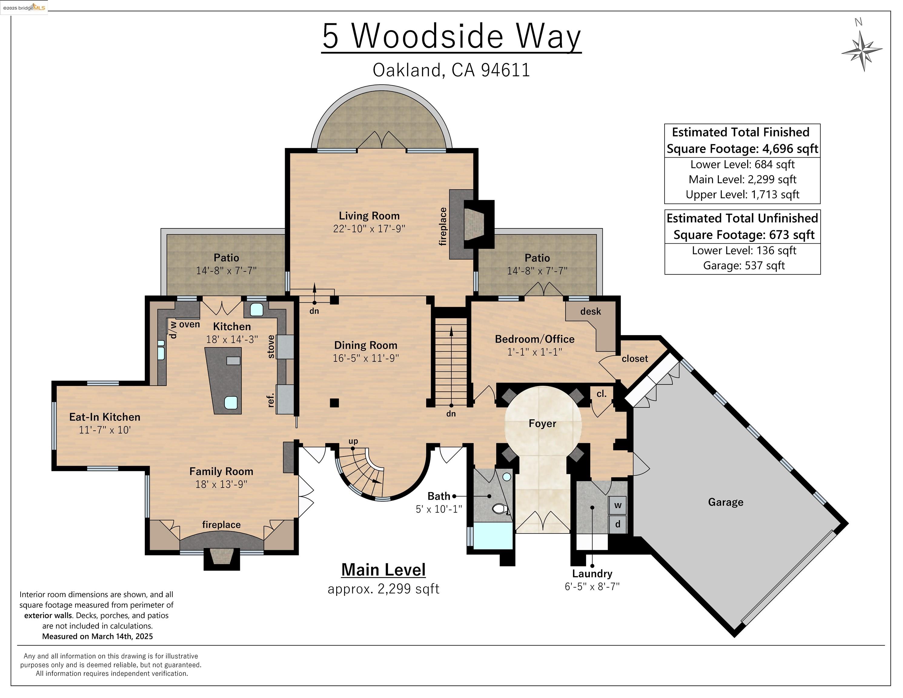 5 Woodside Way, Oakland, California 94611, 5 Bedrooms Bedrooms, 11 Rooms Rooms,4 BathroomsBathrooms,Residential,For Sale,5 Woodside Way,41089995