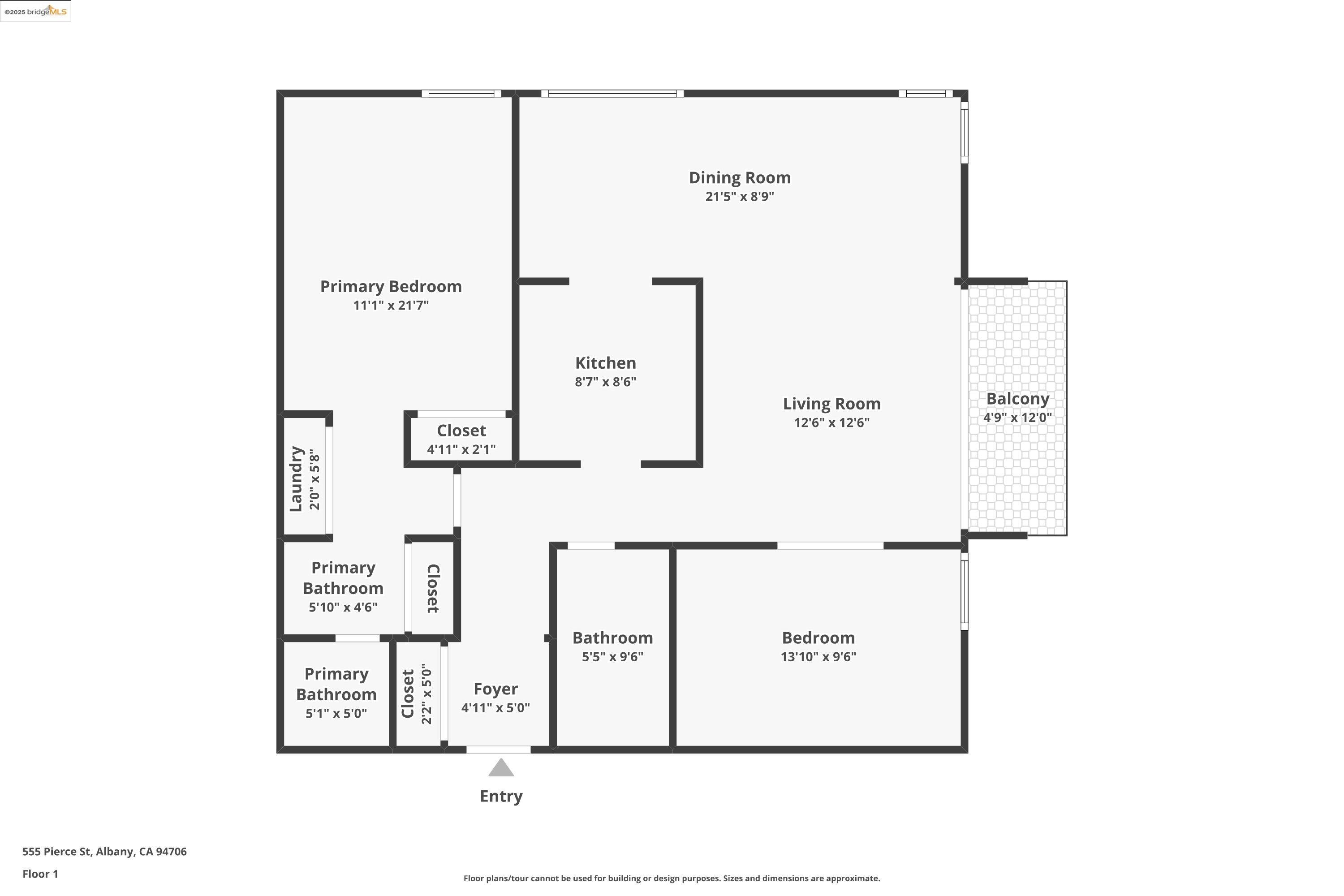 Detail Gallery Image 31 of 31 For 555 Pierce St #1220,  Albany,  CA 94706 - 2 Beds | 2 Baths