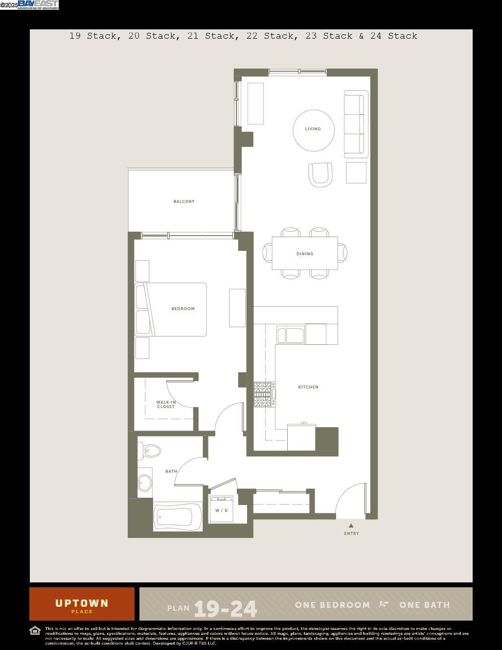 630 Thomas L Berkley Way # 621, Oakland, California 94612, 1 Bedroom Bedrooms, 3 Rooms Rooms,1 BathroomBathrooms,Residential,For Sale,630 Thomas L Berkley Way # 621,41090255