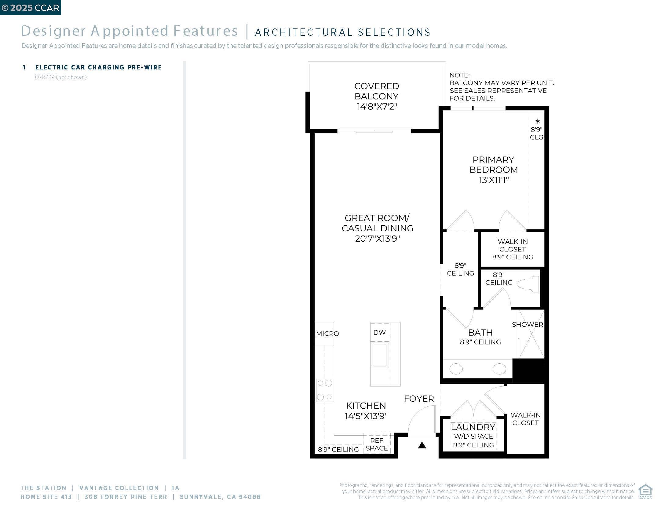Detail Gallery Image 8 of 19 For 308 Torrey Pine Terrace #413,  Sunnyvale,  CA 94086 - 1 Beds | 1 Baths