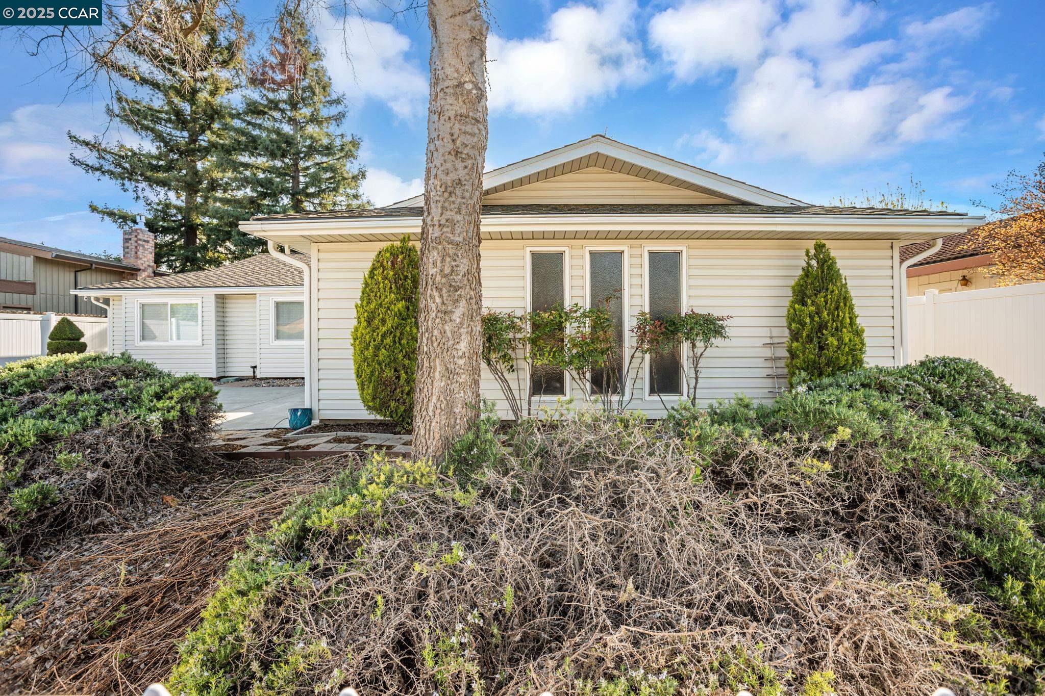 ::OH 5/17 12-2pm:: This home is a rare gem that has never been sold before and has been meticulously maintained since its construction. This charming single-story rancher offers 2,122 sq ft of living space, with 4 bedrooms and 2.5 bathrooms, situated on a spacious 7,590 sq ft lot. The updated kitchen features newer stainless steel appliances, a built-in microwave, mahogany cabinets, and solid countertops, complemented by an open dinette area for casual dining. The laminate flooring flows seamlessly from the family room to the laundry room, while brand-new carpeting is found throughout the rest of the home, creating a fresh and inviting atmosphere. The large brick fireplace in the family room provides a cozy ambiance, perfect for relaxation. A formal dining room with built-in cabinets and a bright, spacious living room filled with natural light offer additional space for comfort. The exterior boasts durable vinyl siding and vinyl fencing for privacy. The backyard features a lovely patio area ideal for entertaining or relaxing in a park-like setting. Located near Covell Park, walking trails, Davis High School, shopping, dining, and easy freeway access. This home combines exceptional features, thoughtful maintenance, and a prime location – a rare find you won’t want to miss!
