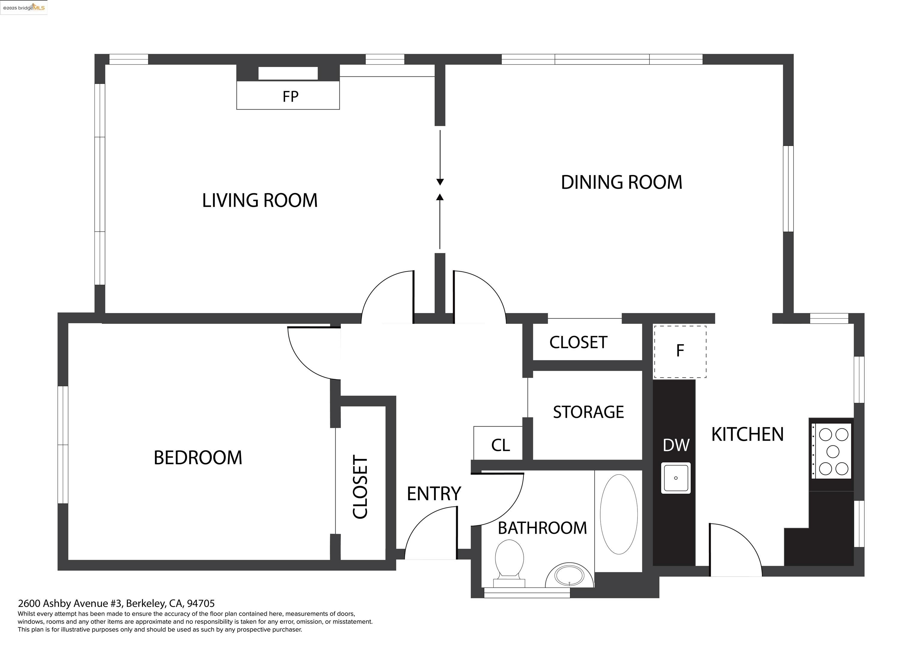 Detail Gallery Image 40 of 40 For 2600 Ashby Ave #3,  Berkeley,  CA 94705 - 1 Beds | 1 Baths