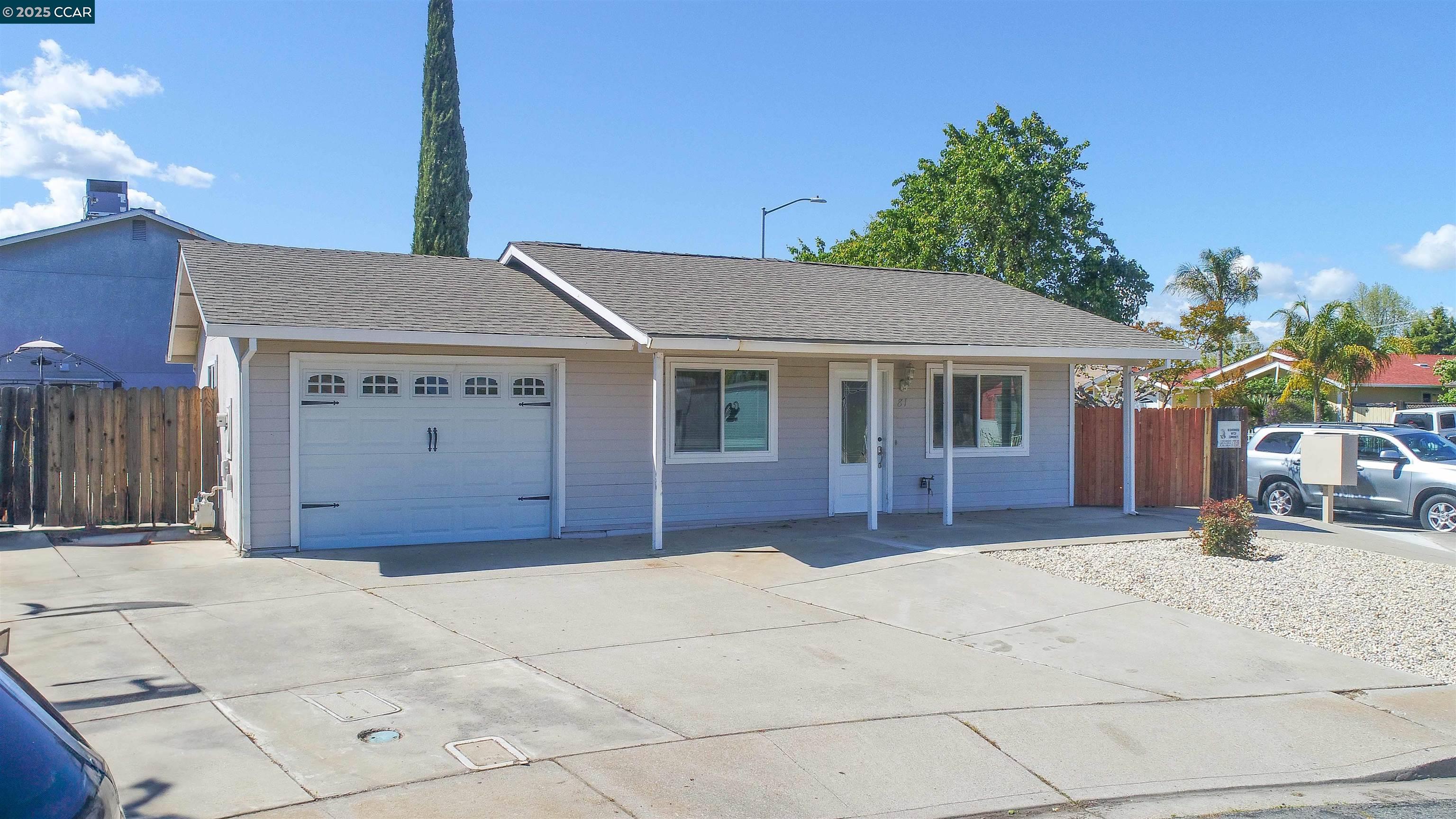 Detail Gallery Image 1 of 1 For 81 Pioneer Ct, Oakley,  CA 94561 - 4 Beds | 2/1 Baths