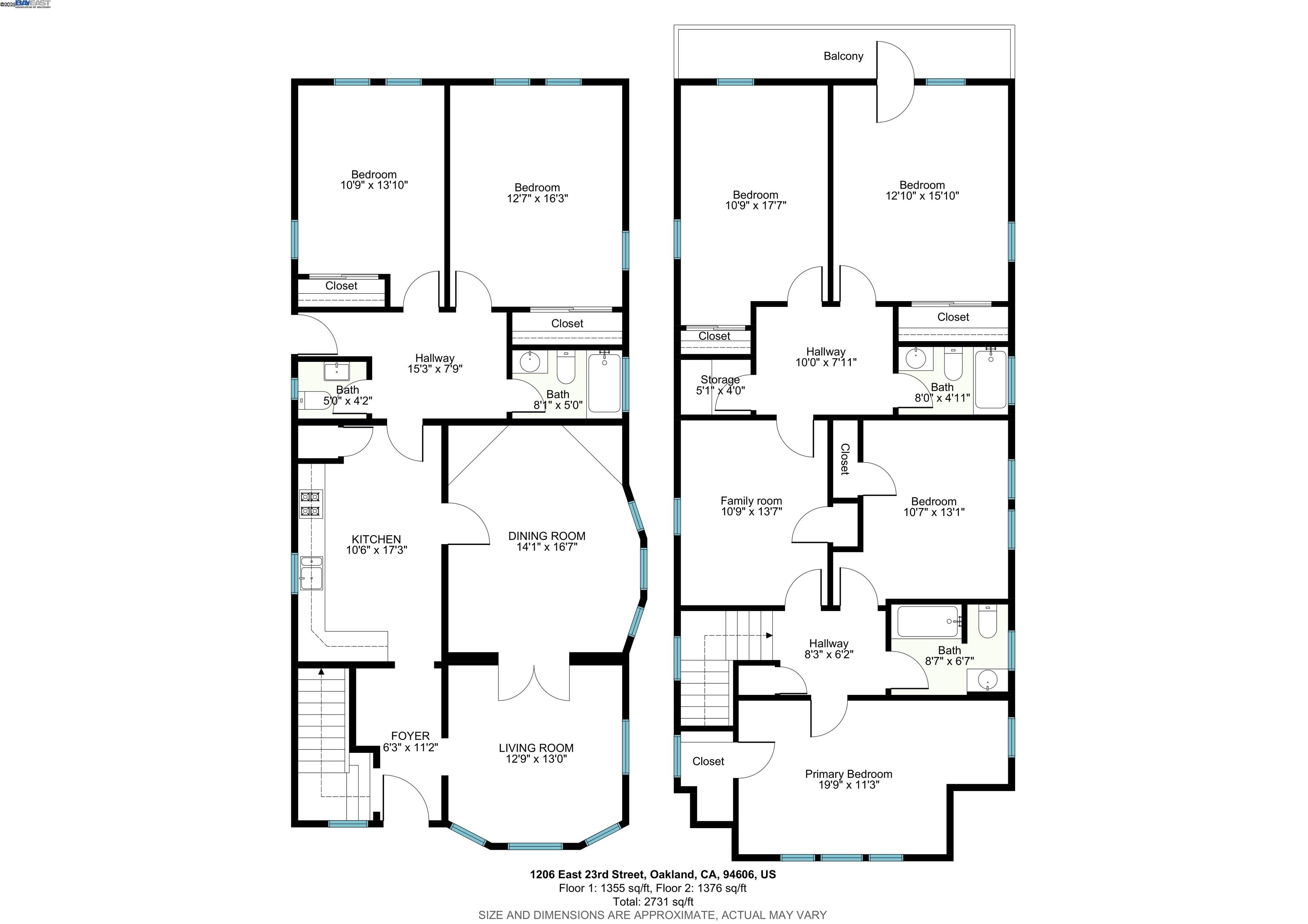 Detail Gallery Image 37 of 37 For 1206 E 23rd St, Oakland,  CA 94606 - 6 Beds | 3/1 Baths