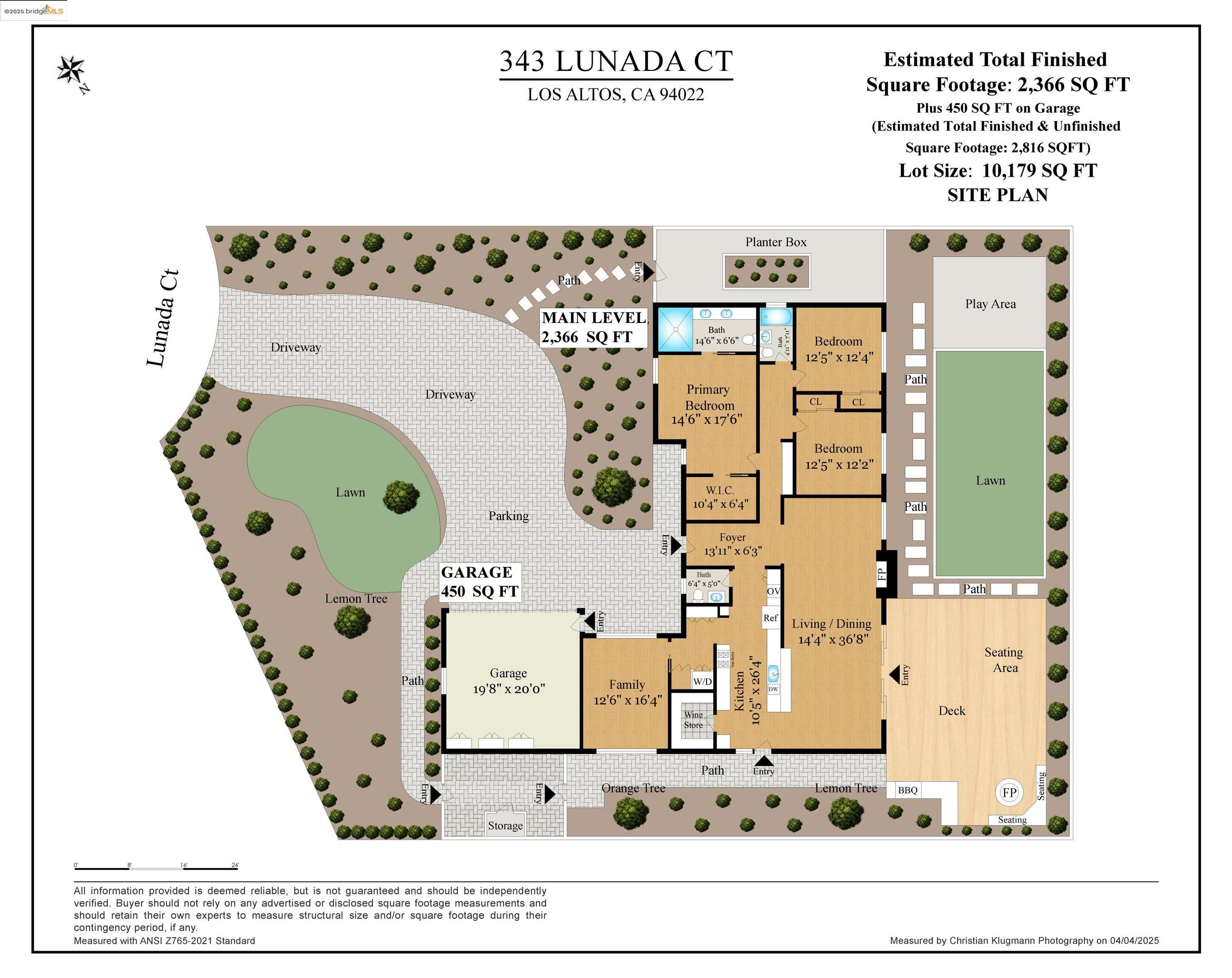Detail Gallery Image 41 of 42 For 343 Lunada Court, Los Altos,  CA 94022 - 3 Beds | 2/1 Baths