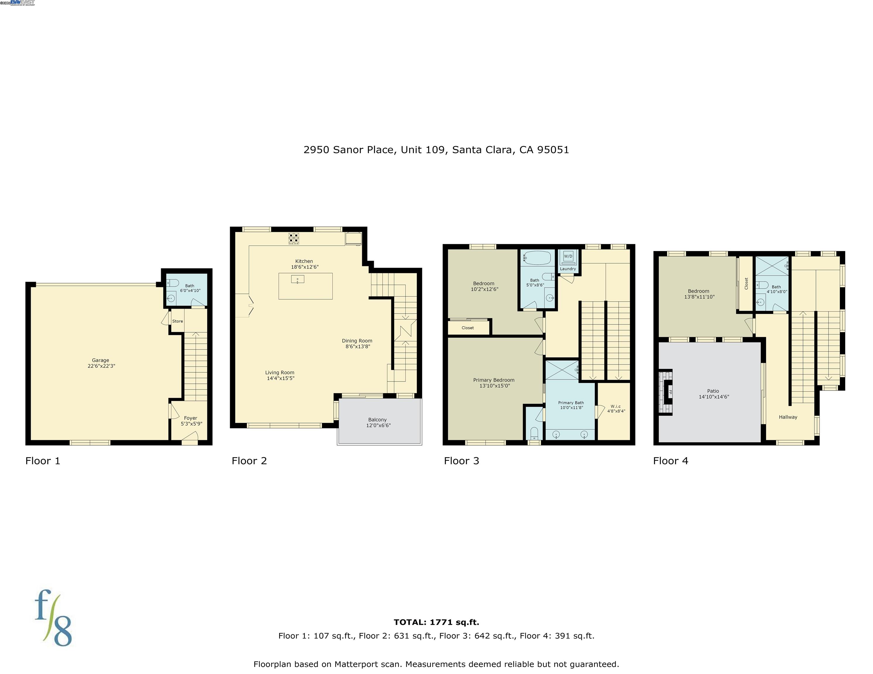 Detail Gallery Image 42 of 42 For 2950 Sanor Pl #109,  Santa Clara,  CA 95051 - 3 Beds | 3/1 Baths
