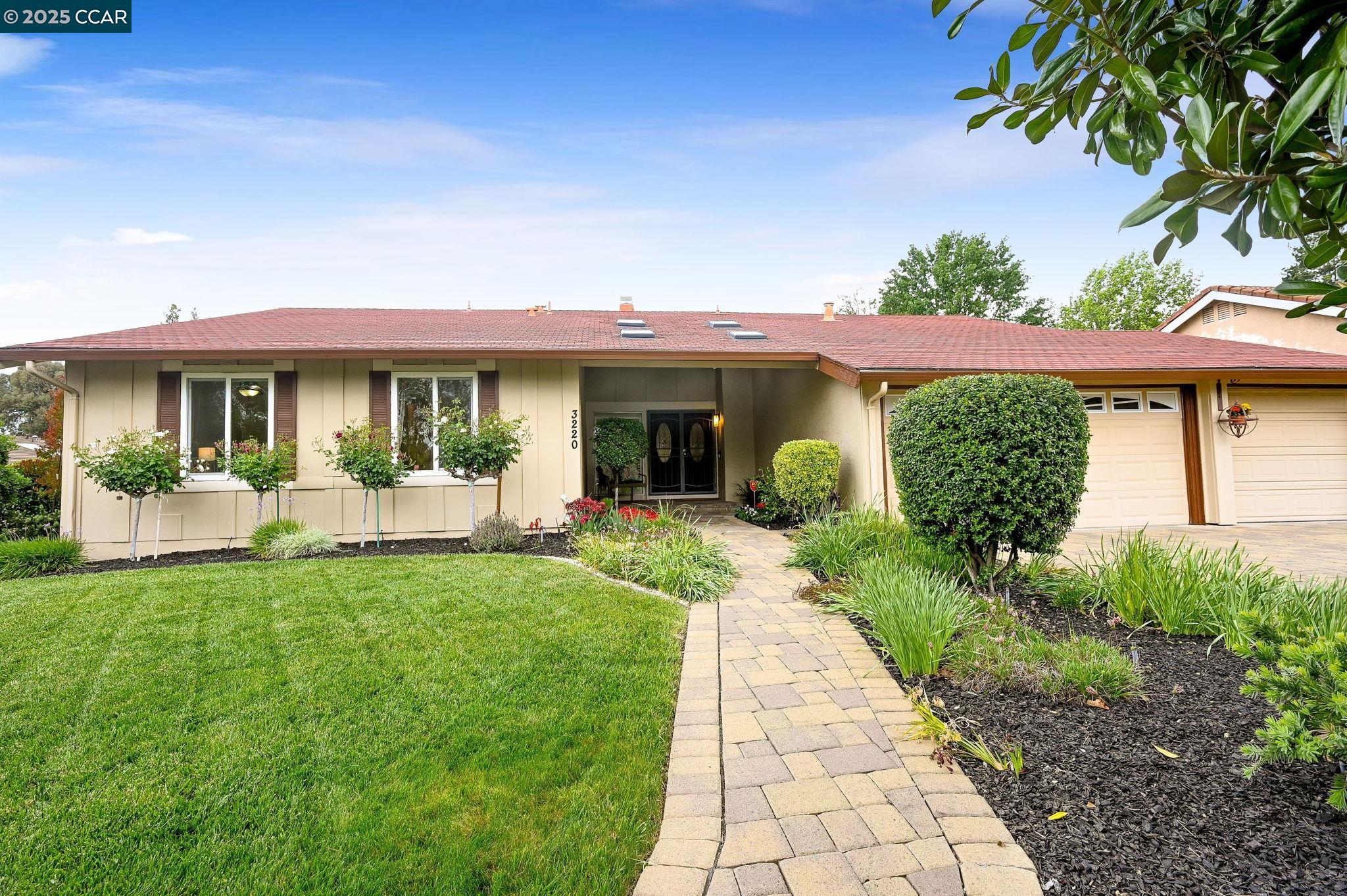 OPEN SAT., 5/17 1:30-4:00. Charming One-Story Home in Sought-After Northgate Neighborhood! Step into this beautifully maintained home nestled in the highly desirable Northgate area. Featuring stunning hardwood floors, this home offers a warm and inviting atmosphere perfect for both relaxing and entertaining.  Enjoy a bright and spacious eat-in kitchen with sleek granite countertops, a formal dining area for hosting dinner parties, a cozy living room with a fireplace, and a separate family room for added comfort. The primary suite is a retreat with a generous walk-in closet, dual sinks, and direct access through a sliding door to the lush backyard oasis. Outside, unwind under the charming pergola surrounded by mature landscaping—ideal for morning coffee or evening gatherings. Located across from a beautiful park and within close proximity to 12 years of top-rated schools, this home combines comfort, style, and an  unbeatable location. Don't miss your chance to own a gem in one of the area’s most coveted communities.