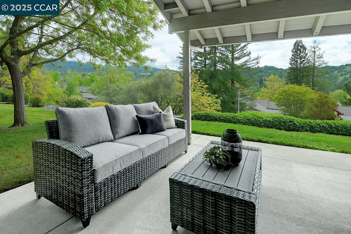 Rare single story 2 bedroom, 2 bathroom & Den ~ Tahoe model with just a few gentle steps that is framed by lush landscape and sprawling grassy lawns. The level-out patio provides the ultimate California lifestyle seamlessly combining outdoor living with an open concept floorplan. Seldom do you find a home that has been so beautifully remodeled with such distinctive architecture design & details of only the finest finishes. There is something so satisfying in the simple convenience of living in a central location which creates a healthy lifestyle with a short stroll to many of Rossmoor’s award-winning amenities. Garage and carport conveniently located at the front entry.  Simply a wonderful home!