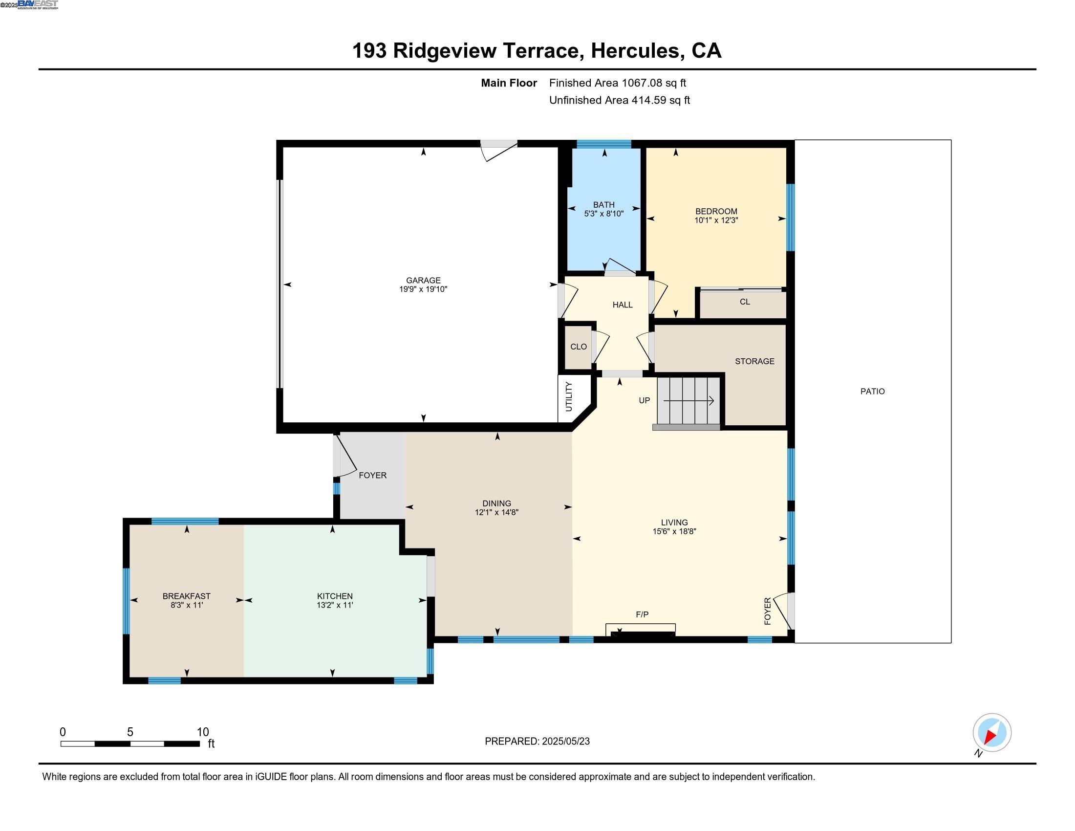 Detail Gallery Image 27 of 29 For 193 Ridgeview Terrace, Hercules,  CA 94547 - 4 Beds | 3 Baths