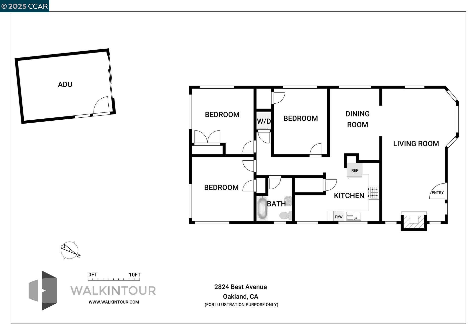 Detail Gallery Image 30 of 30 For 2824 Best Avenue, Oakland,  CA 94619 - 3 Beds | 1 Baths