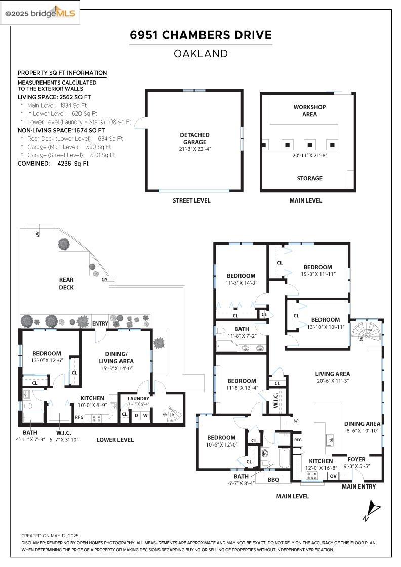 Detail Gallery Image 59 of 59 For 6951 Chambers Dr, Oakland,  CA 94611 - 6 Beds | 3 Baths