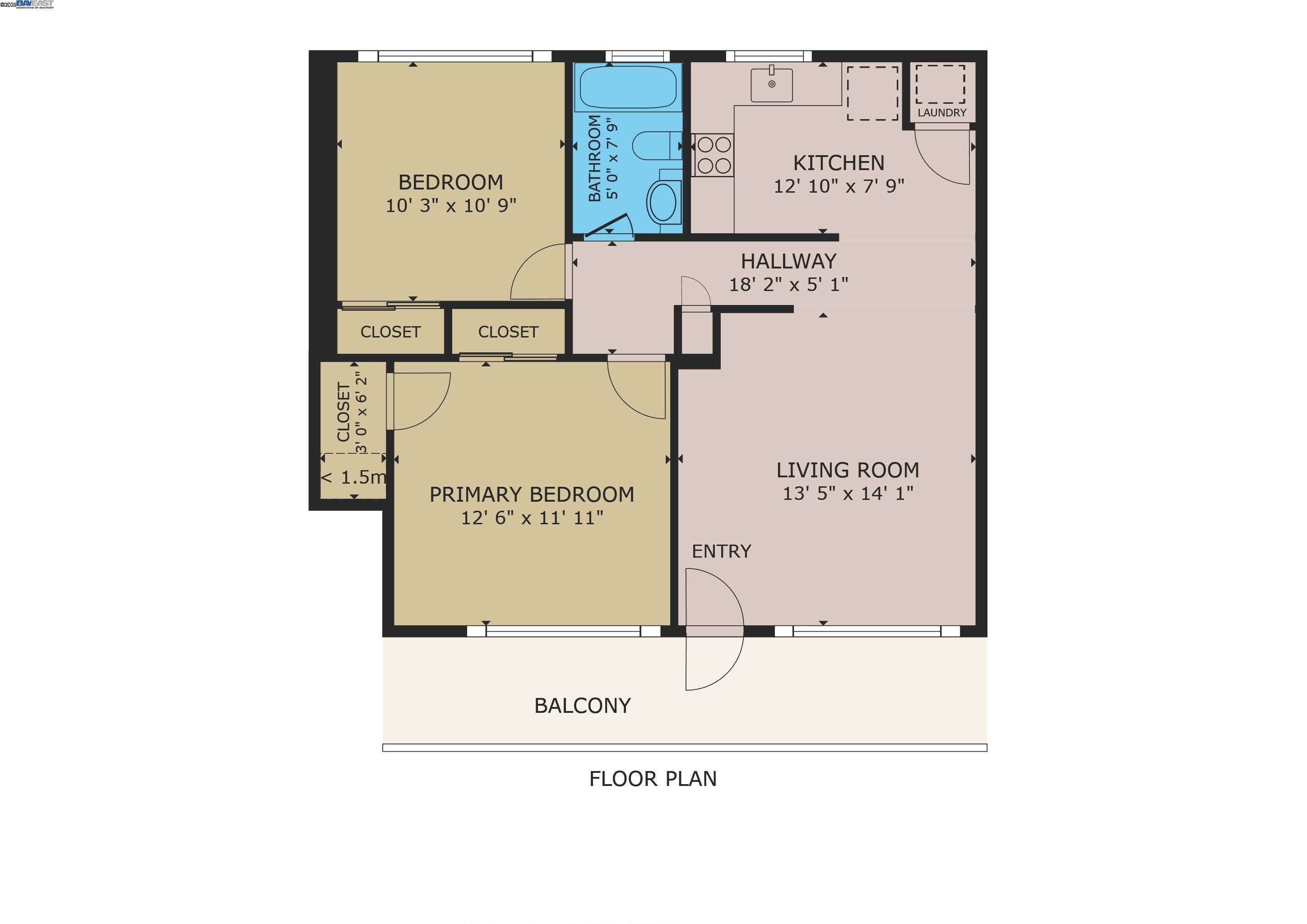 1813 63rd St # D, Berkeley, California 94703, 2 Bedrooms Bedrooms, 5 Rooms Rooms,1 BathroomBathrooms,Residential Lease,For Rent,1813 63rd St # D,41096196