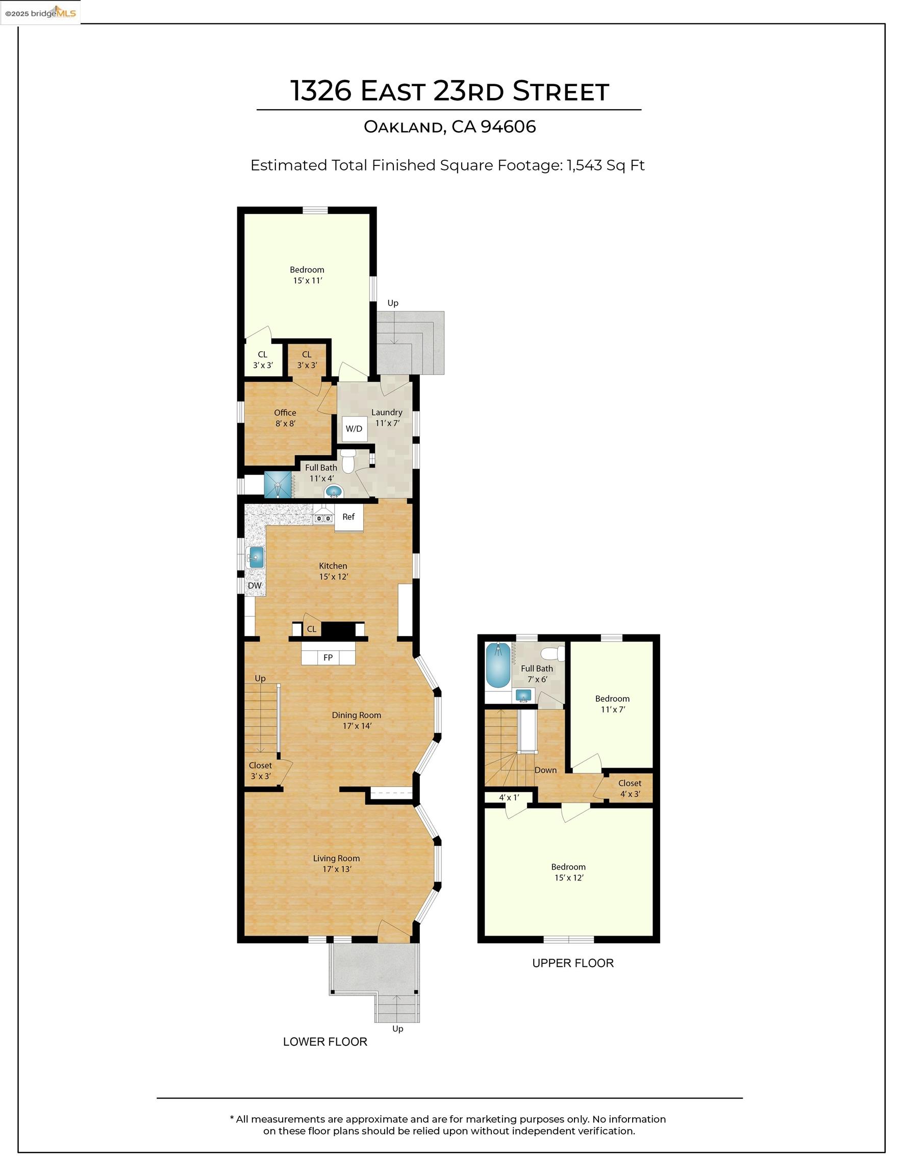 Detail Gallery Image 39 of 39 For 1326 E 23rd St, Oakland,  CA 94606 - 3 Beds | 2 Baths