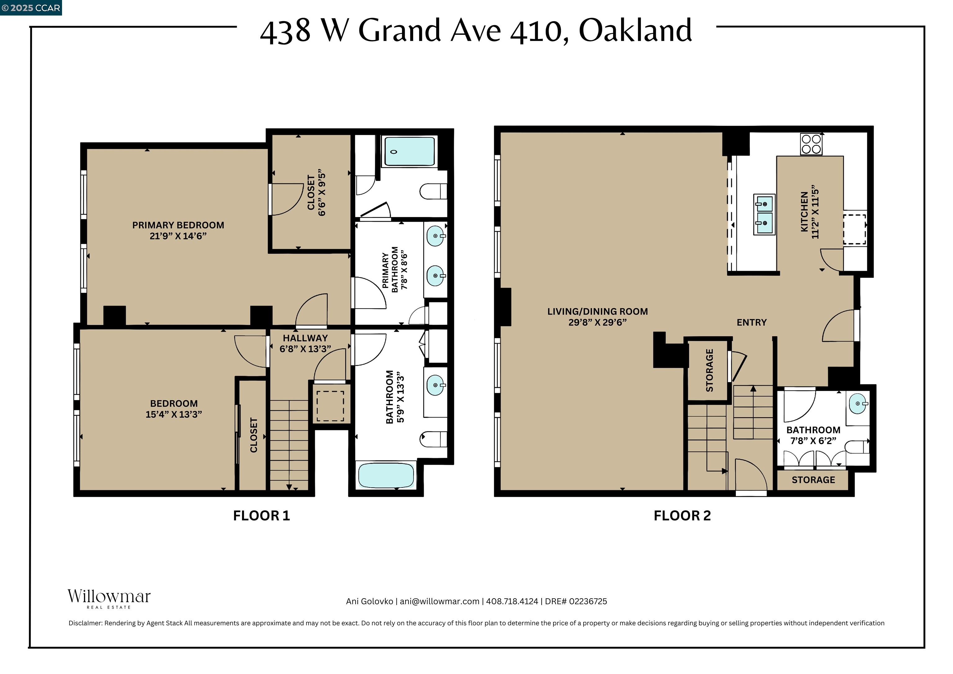 Detail Gallery Image 56 of 56 For 438 W Grand Ave #410,  Oakland,  CA 94612 - 2 Beds | 2/1 Baths