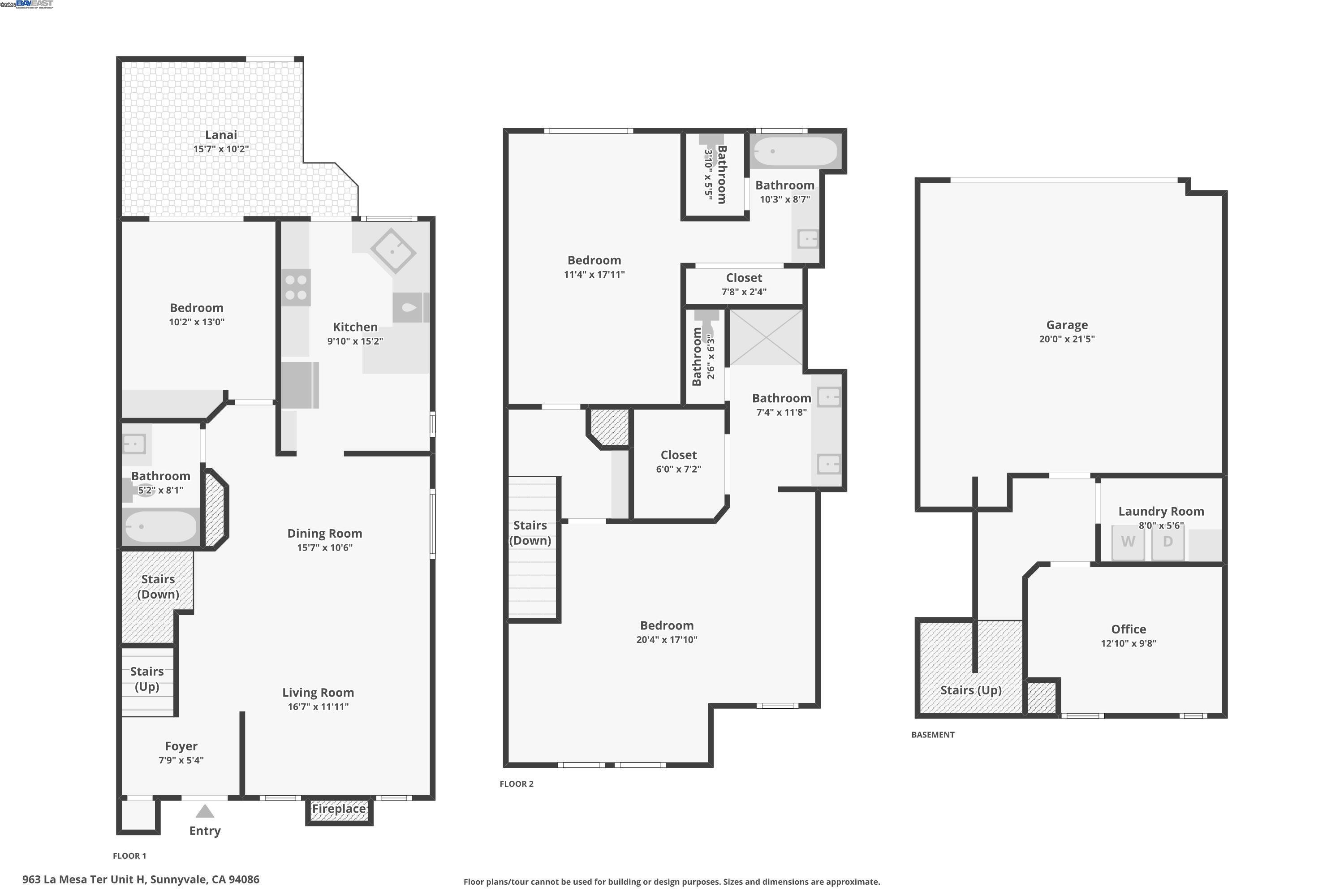 Detail Gallery Image 45 of 48 For 963 La Mesa Ter #H,  Sunnyvale,  CA 94086 - 3 Beds | 3 Baths