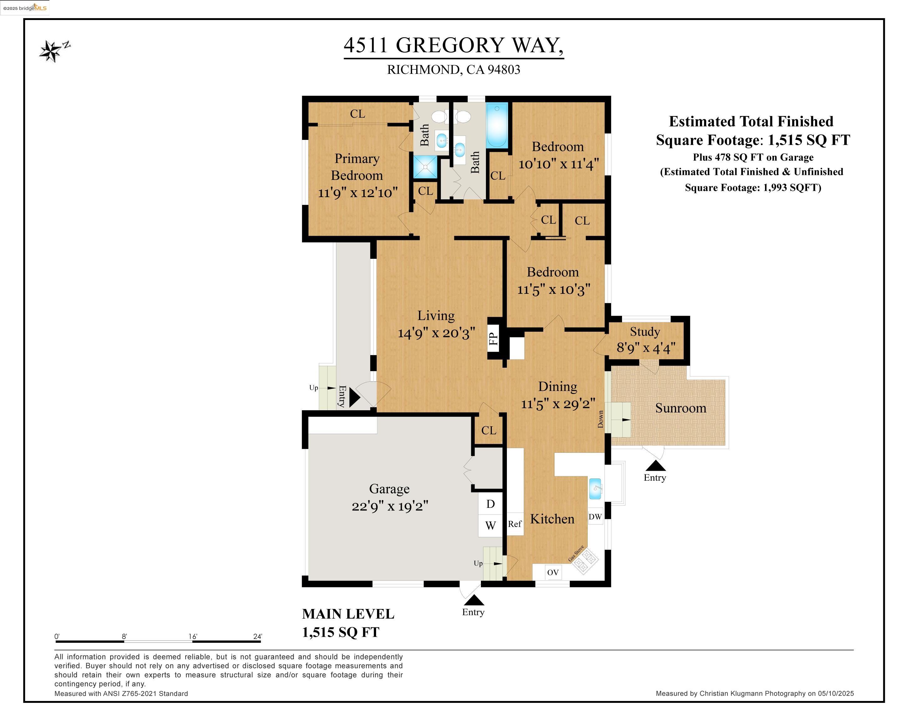 Detail Gallery Image 7 of 43 For 4511 Gregory Way, Richmond,  CA 94803 - 3 Beds | 2 Baths