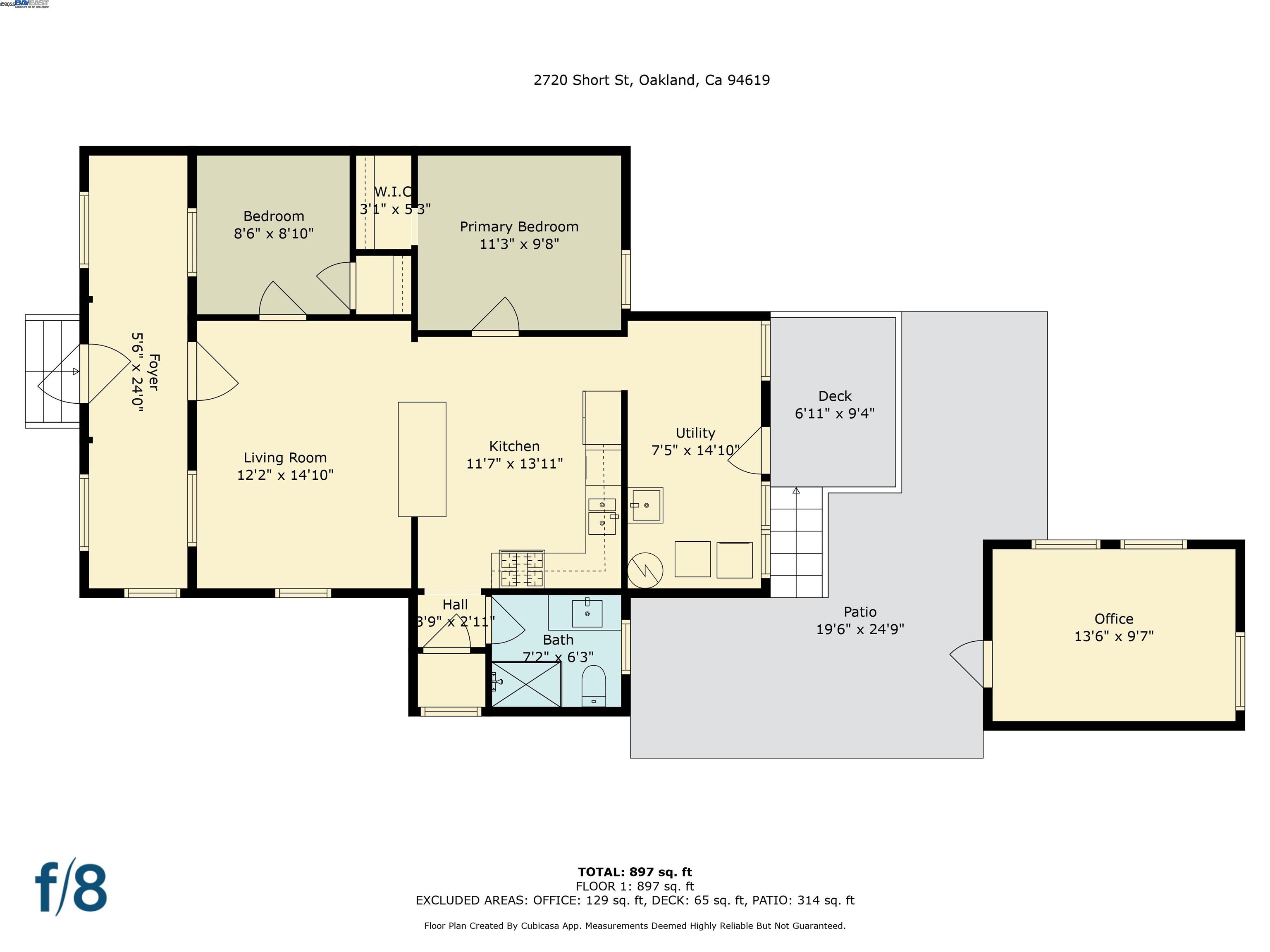 Detail Gallery Image 38 of 38 For 2720 Short St, Oakland,  CA 94619 - 2 Beds | 1 Baths