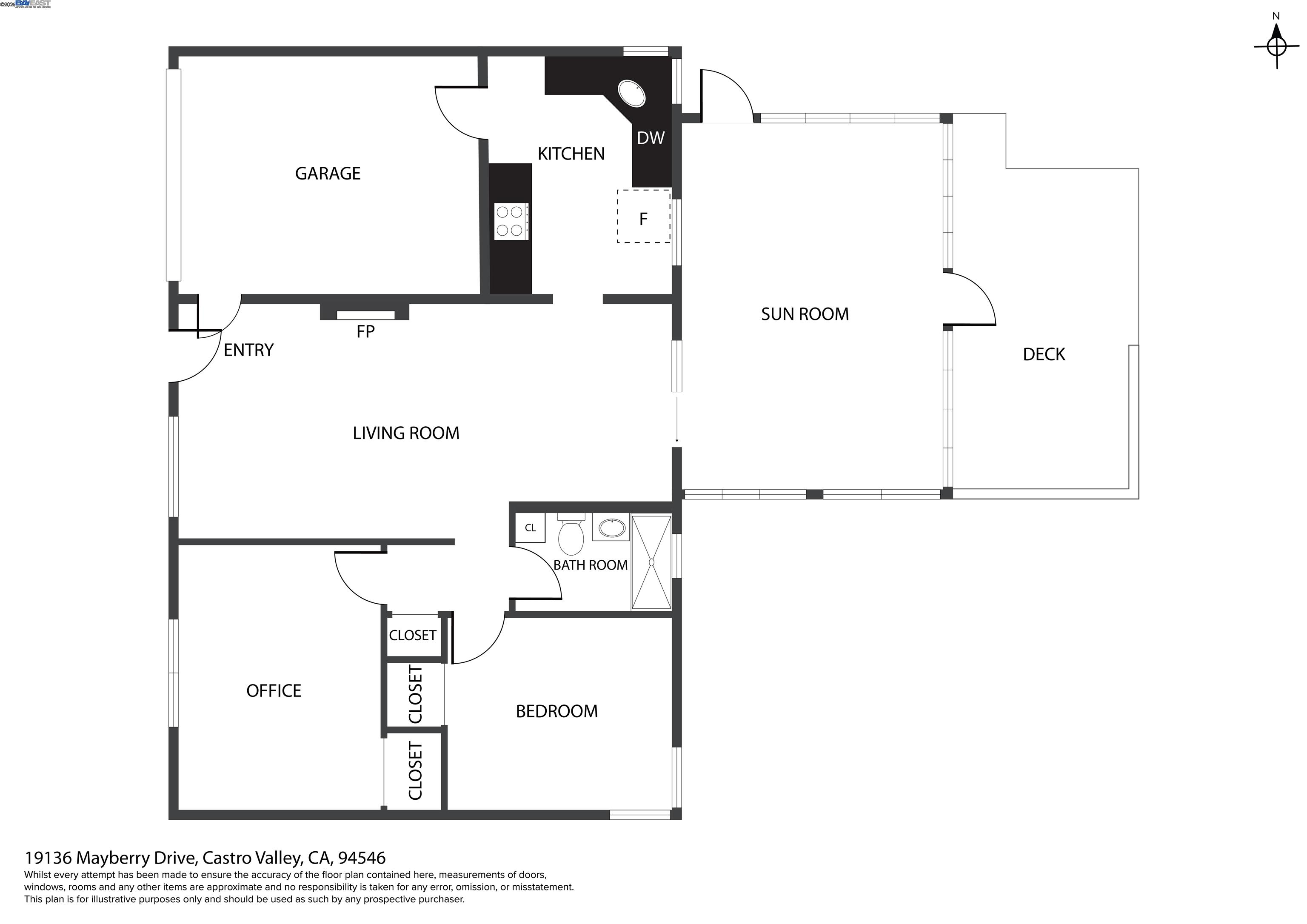 Detail Gallery Image 22 of 22 For 19136 Mayberry Dr, Castro Valley,  CA 94546 - 2 Beds | 1 Baths