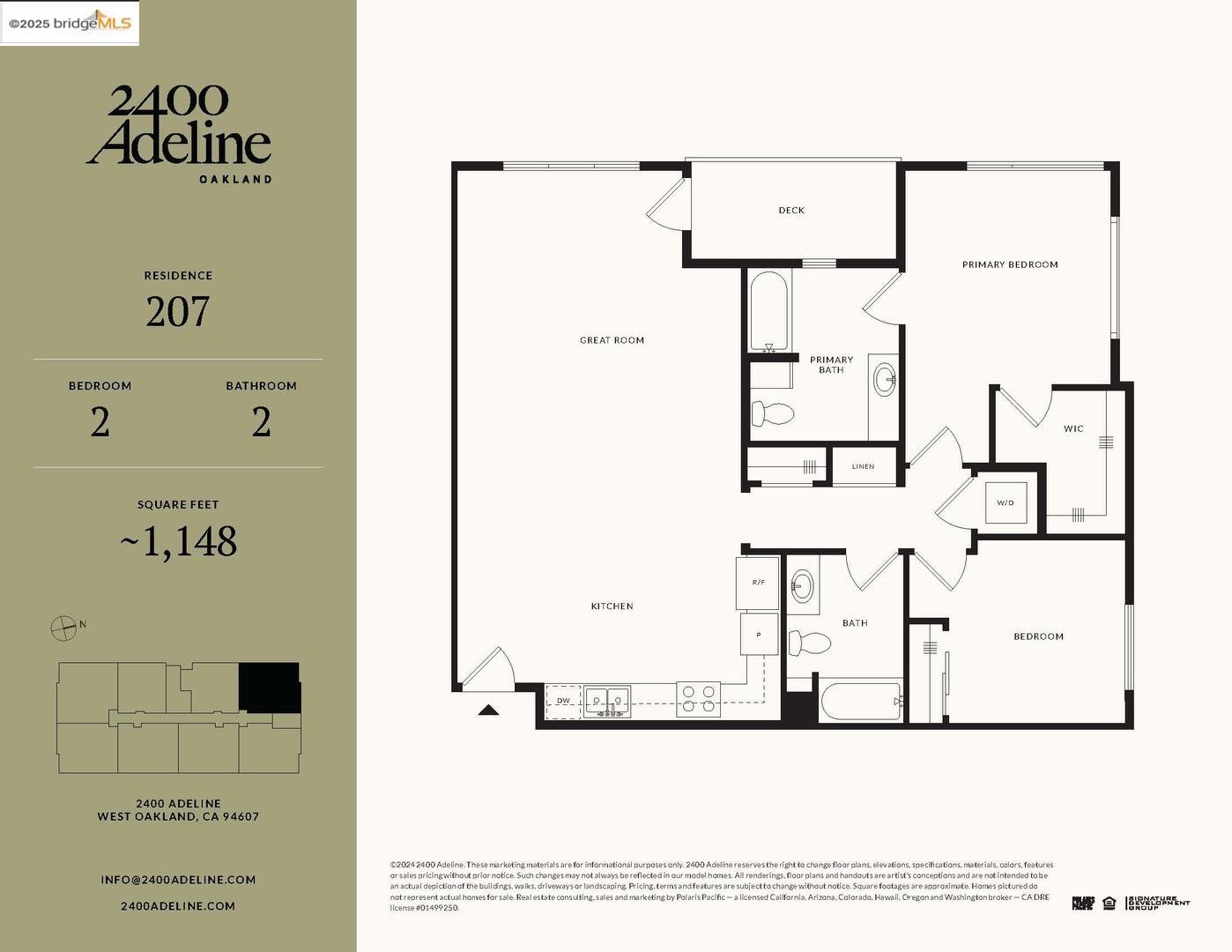Detail Gallery Image 12 of 12 For 2400 Adeline St #207,  Oakland,  CA 94607 - 2 Beds | 2 Baths