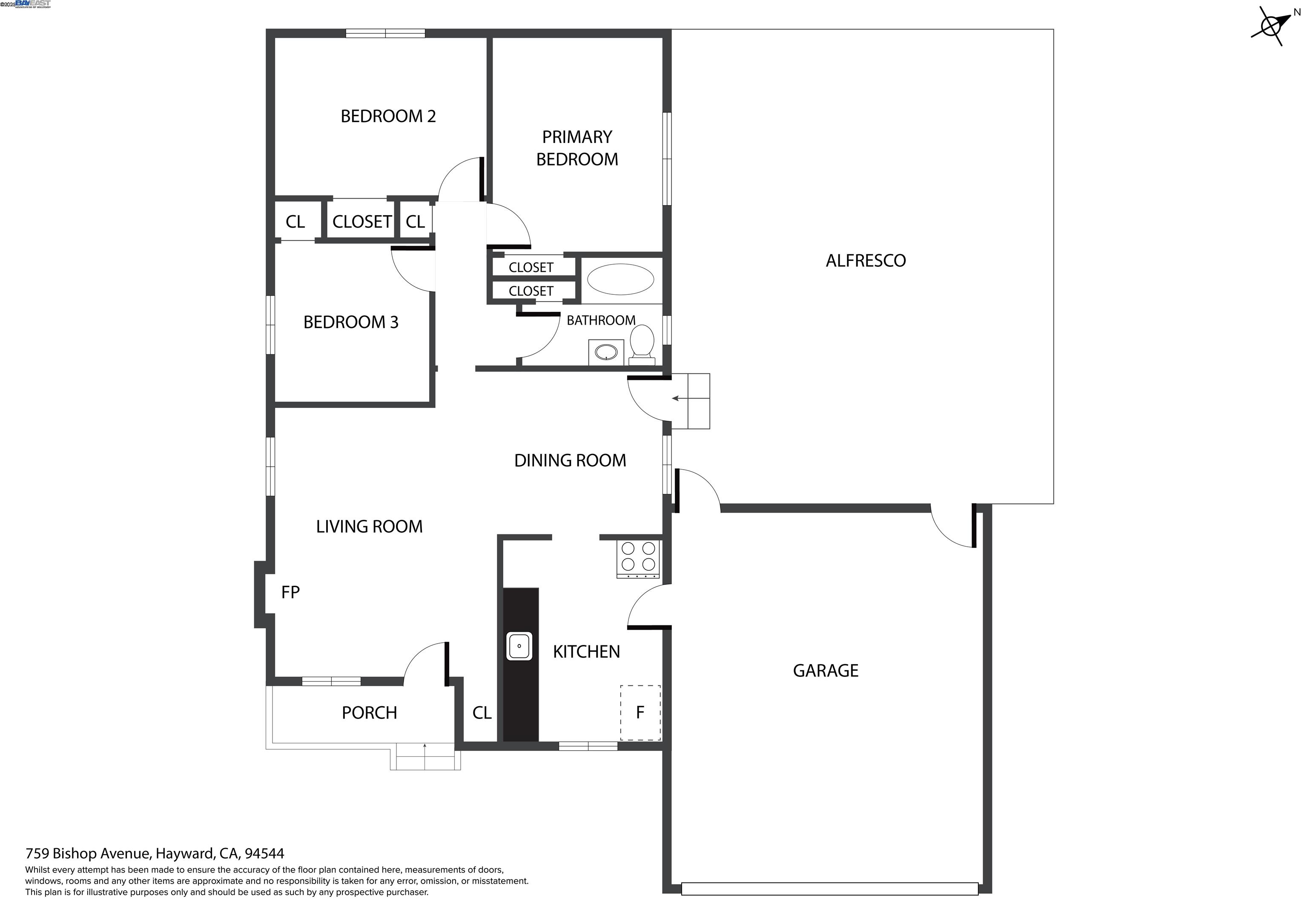 Detail Gallery Image 24 of 24 For 759 Bishop Ave, Hayward,  CA 94544 - 3 Beds | 1 Baths
