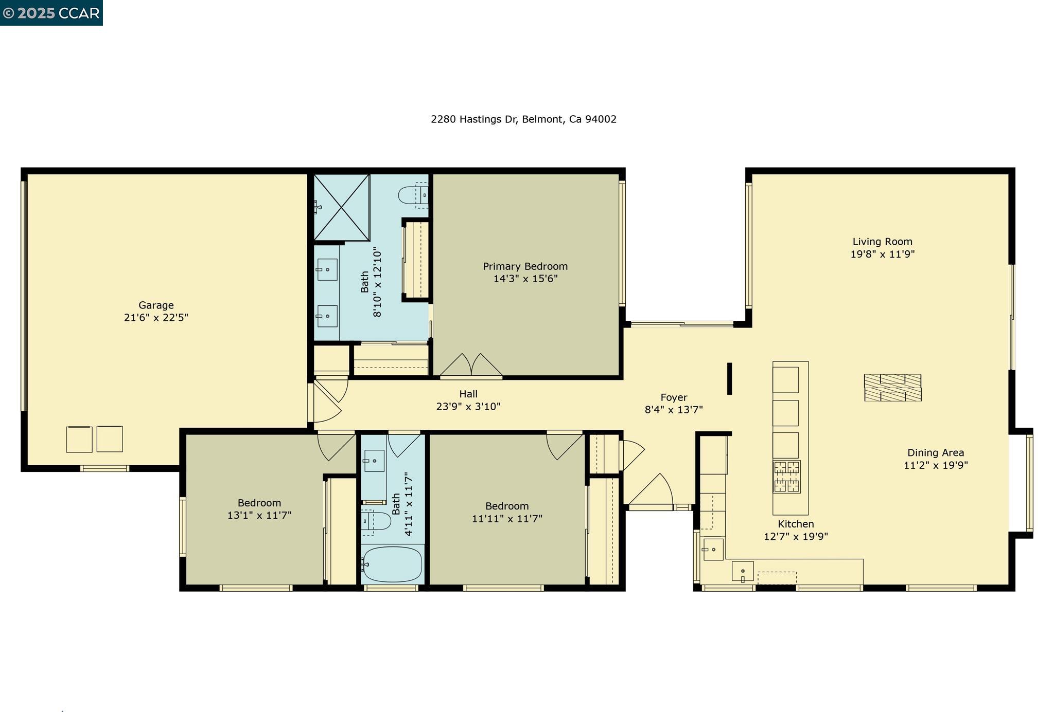 Detail Gallery Image 33 of 36 For 2280 Hastings Dr, Belmont,  CA 94002 - 3 Beds | 2 Baths